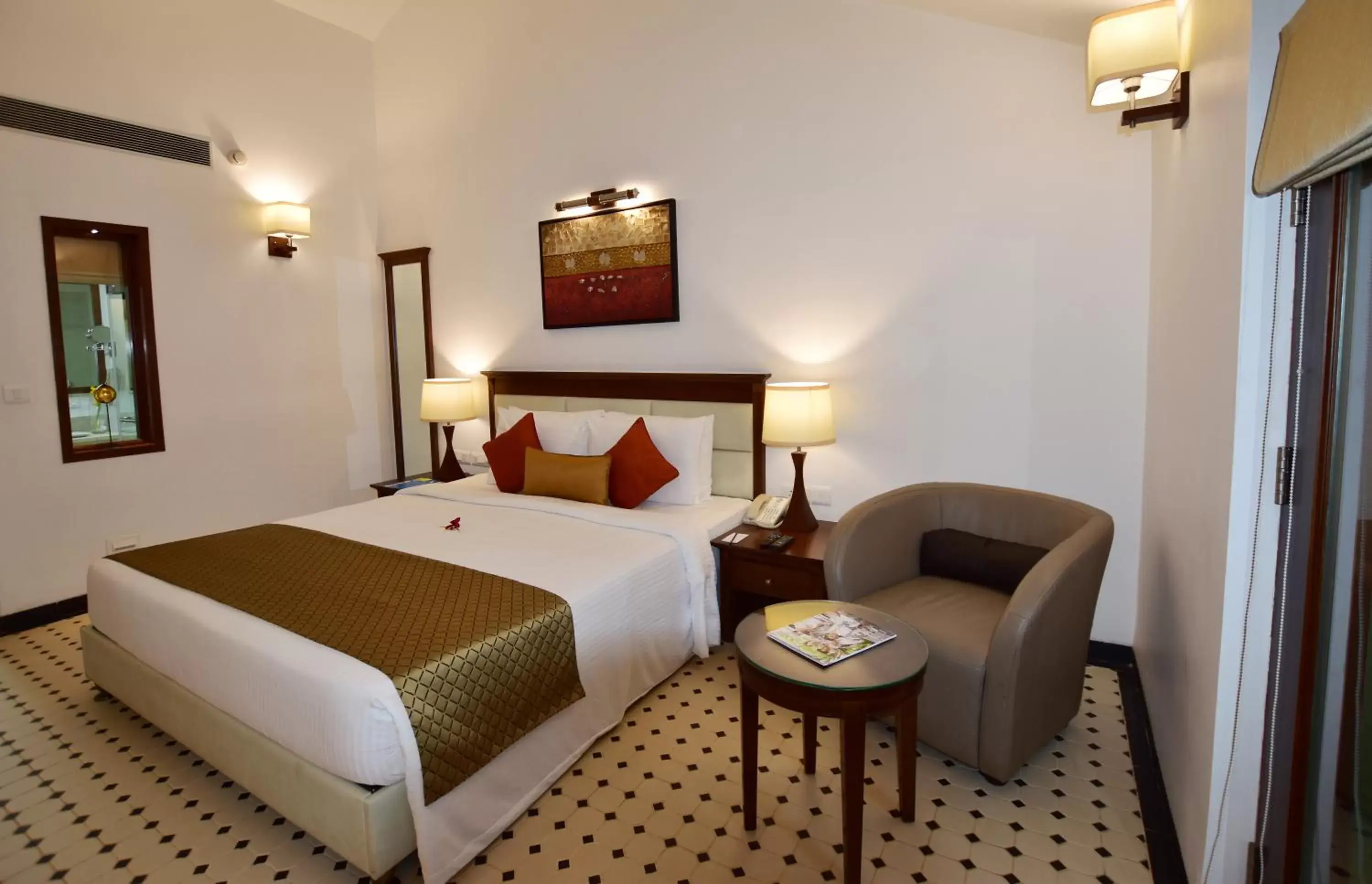 Bed in Novotel Goa Dona Sylvia Resort