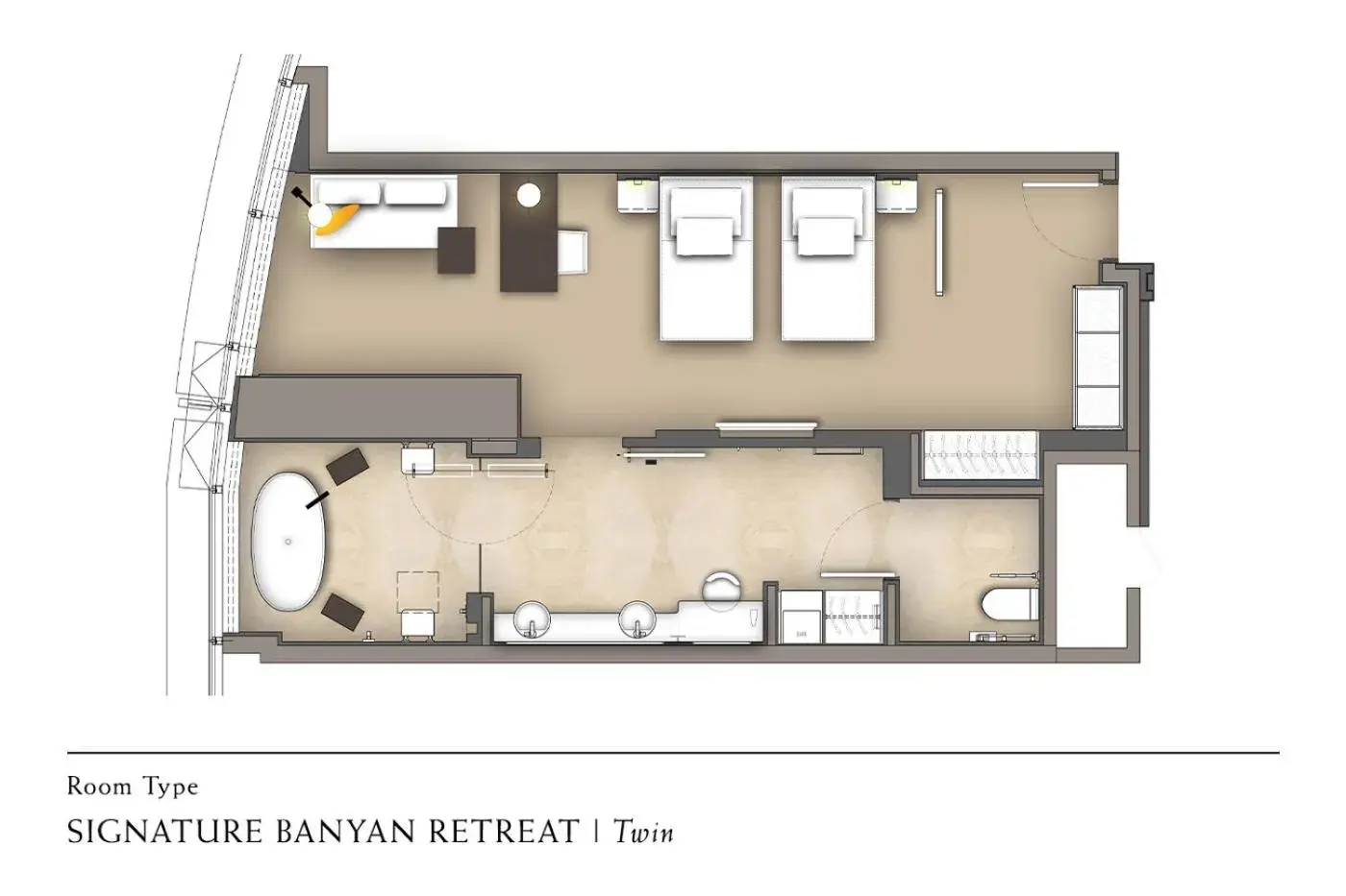 Floor Plan in Banyan Tree Kuala Lumpur