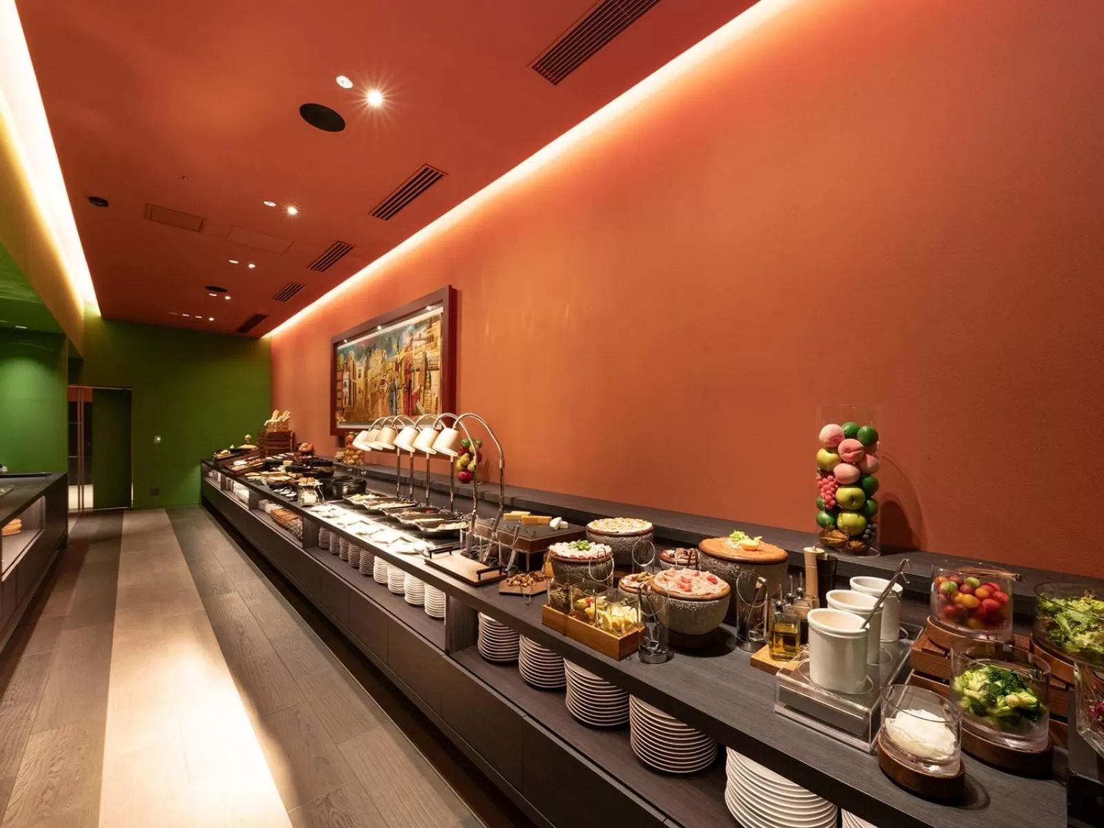 Buffet breakfast in The OneFive Terrace Fukuoka