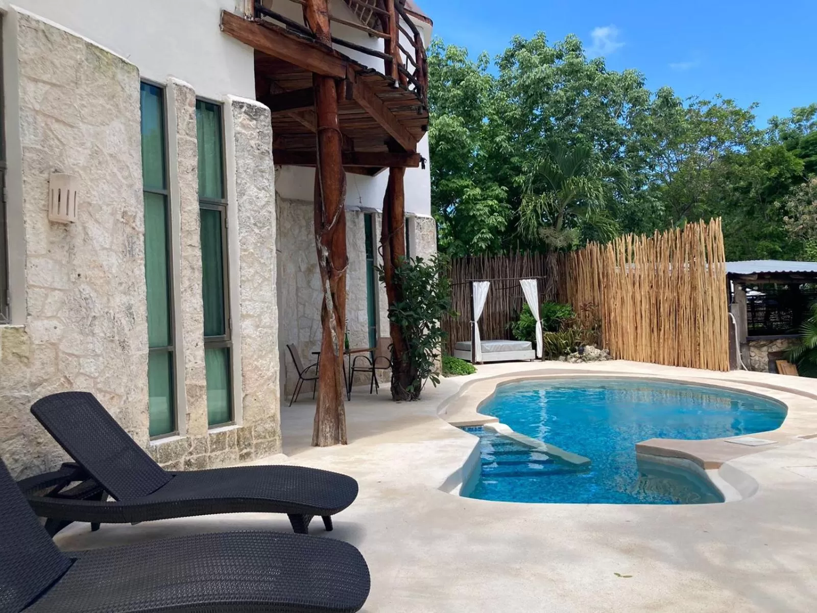 Patio, Swimming Pool in Harmony Glamping Boutique Hotel and Yoga