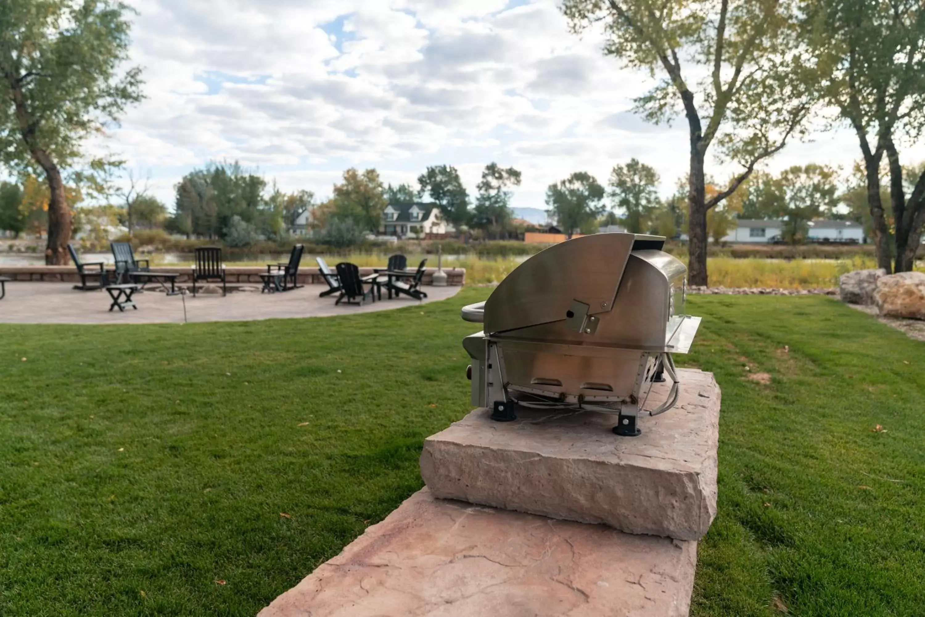 Patio in Riviera Motor Lodge