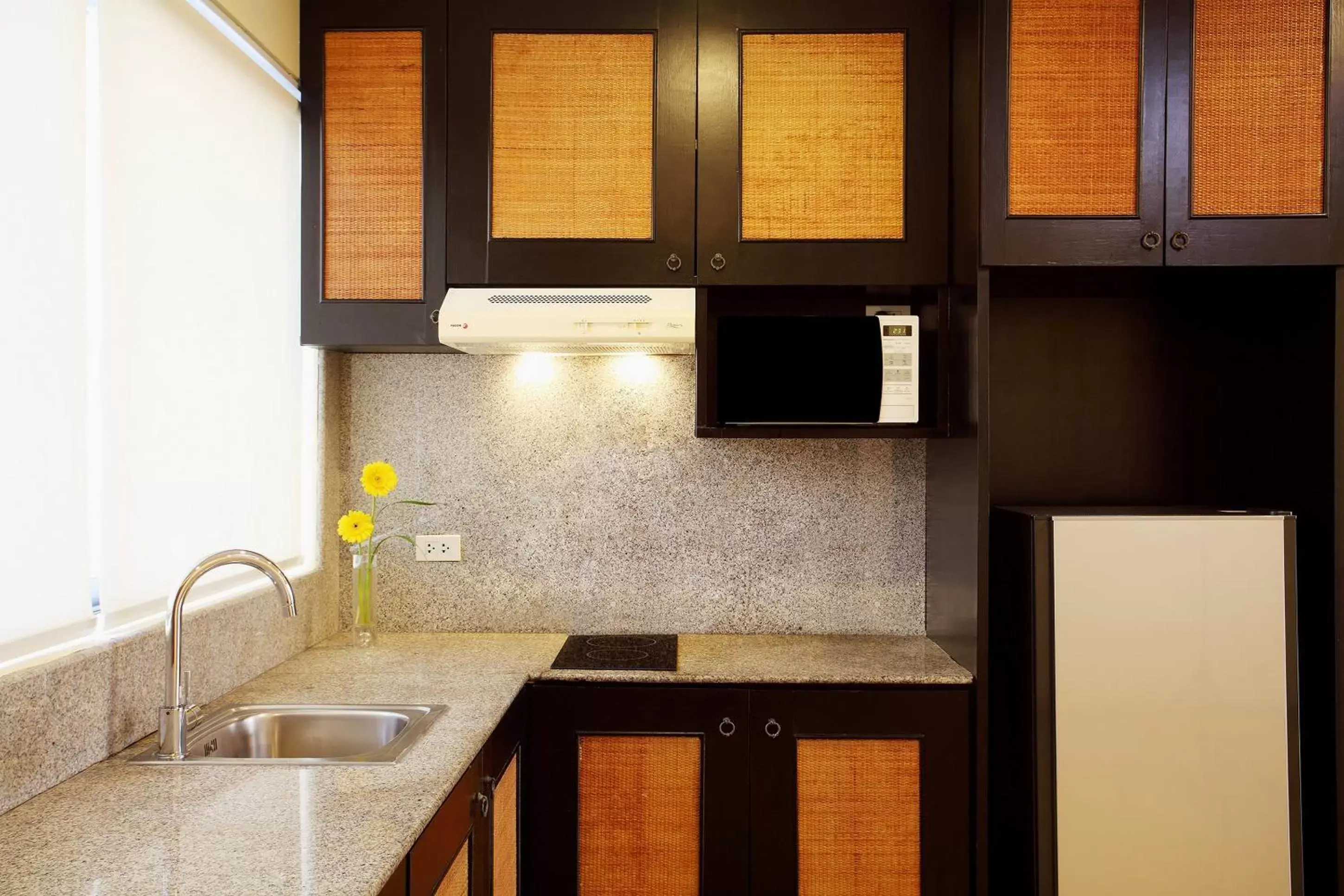 Kitchen or kitchenette, Kitchen/Kitchenette in Nova Park Hotel by Compass Hospitality