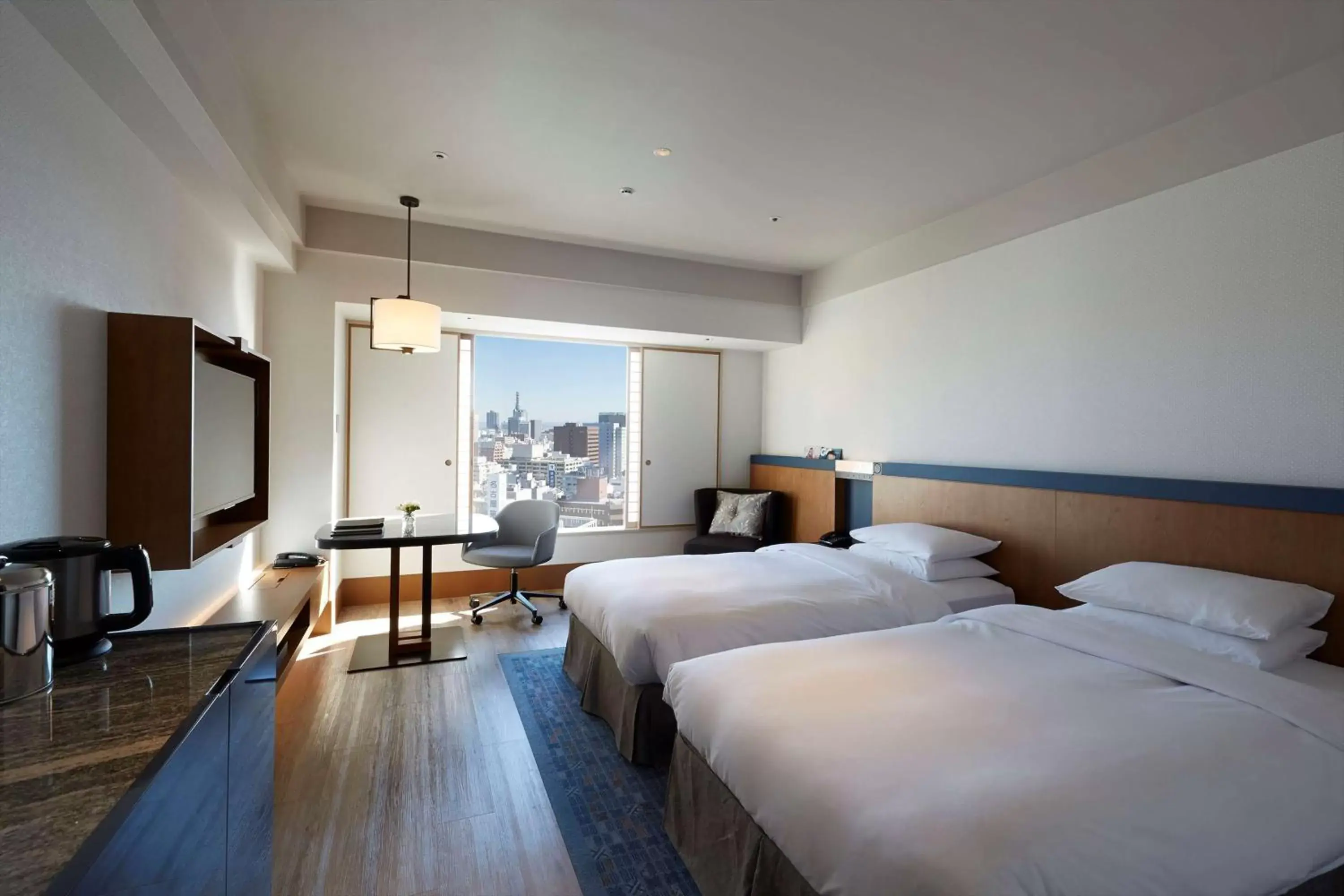 Bedroom in Hilton Nagoya Hotel