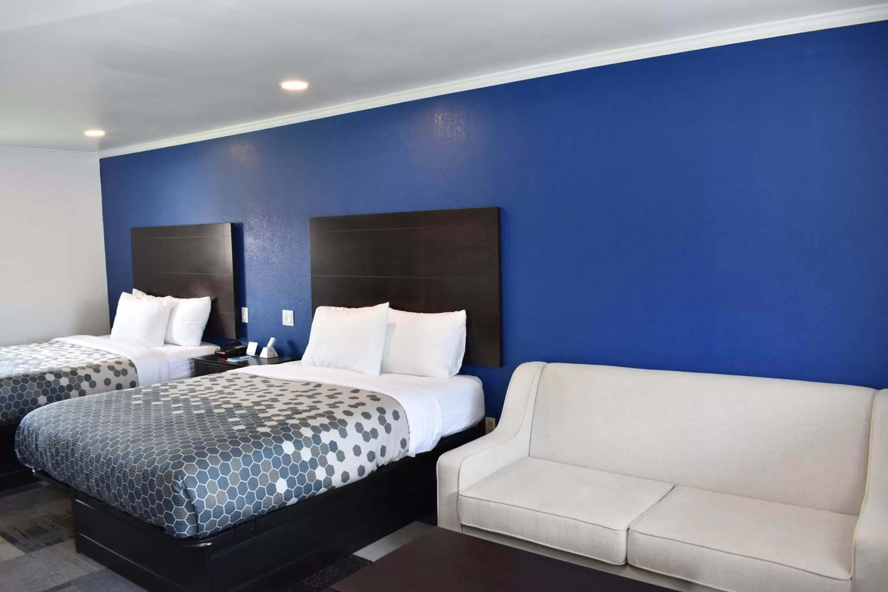 Living room, Bed in Rodeway Inn - Swainsboro