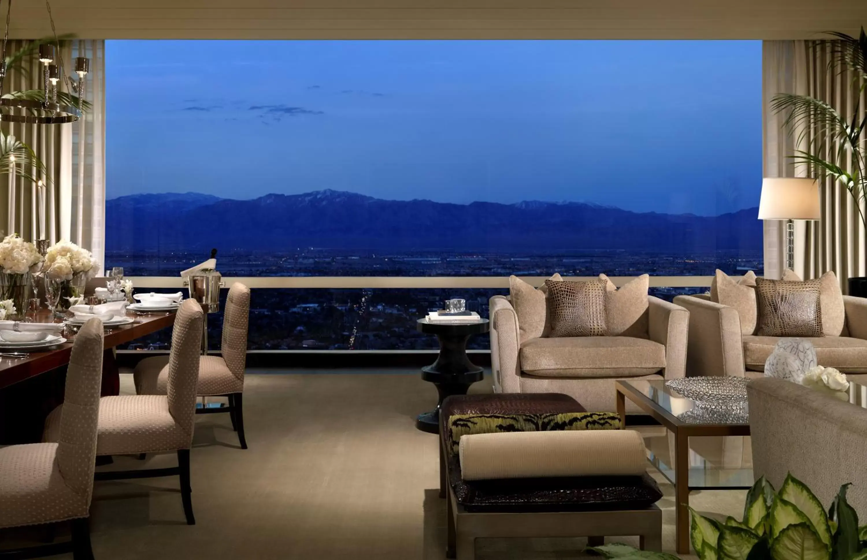 View (from property/room), Seating Area in Trump International Hotel Las Vegas