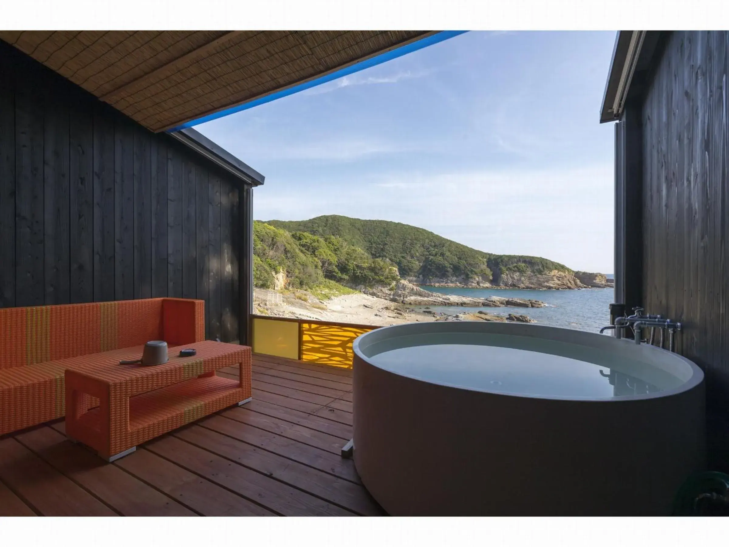 Open Air Bath, Mountain View in XYZ Private Spa and Seaside Resort
