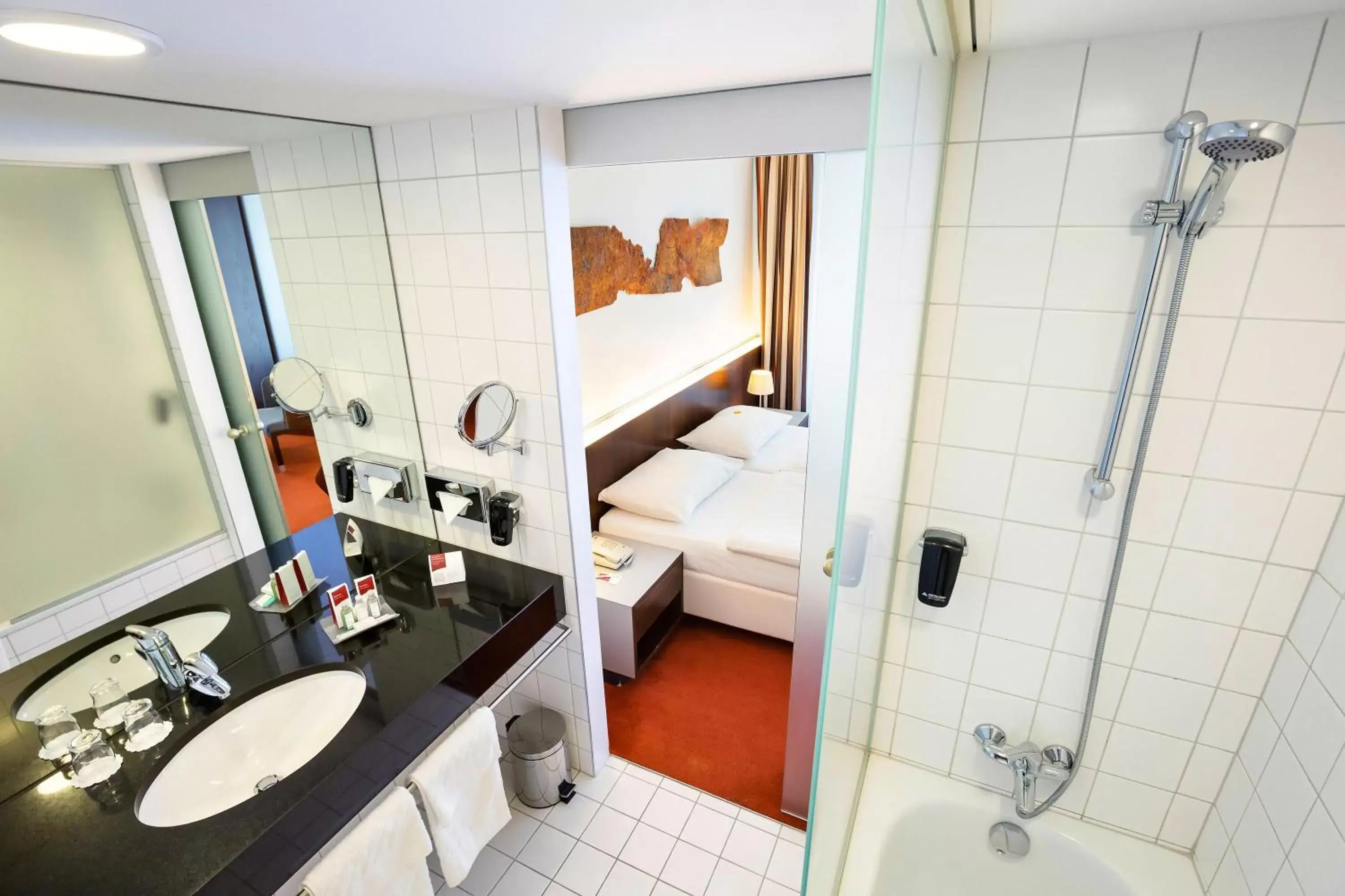 Shower, Bathroom in Austria Trend Hotel Europa Wien