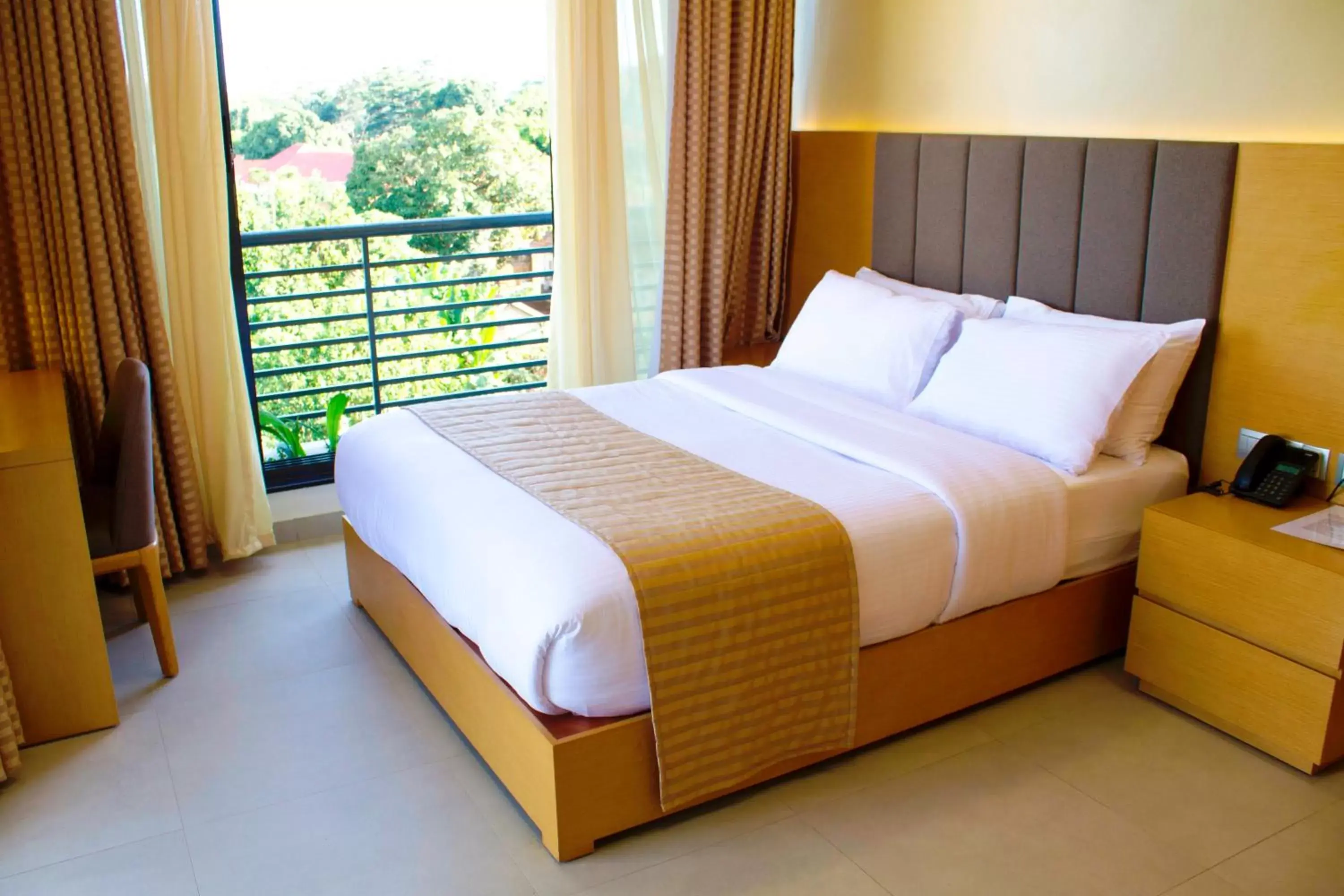 Bed in K Hotels Entebbe