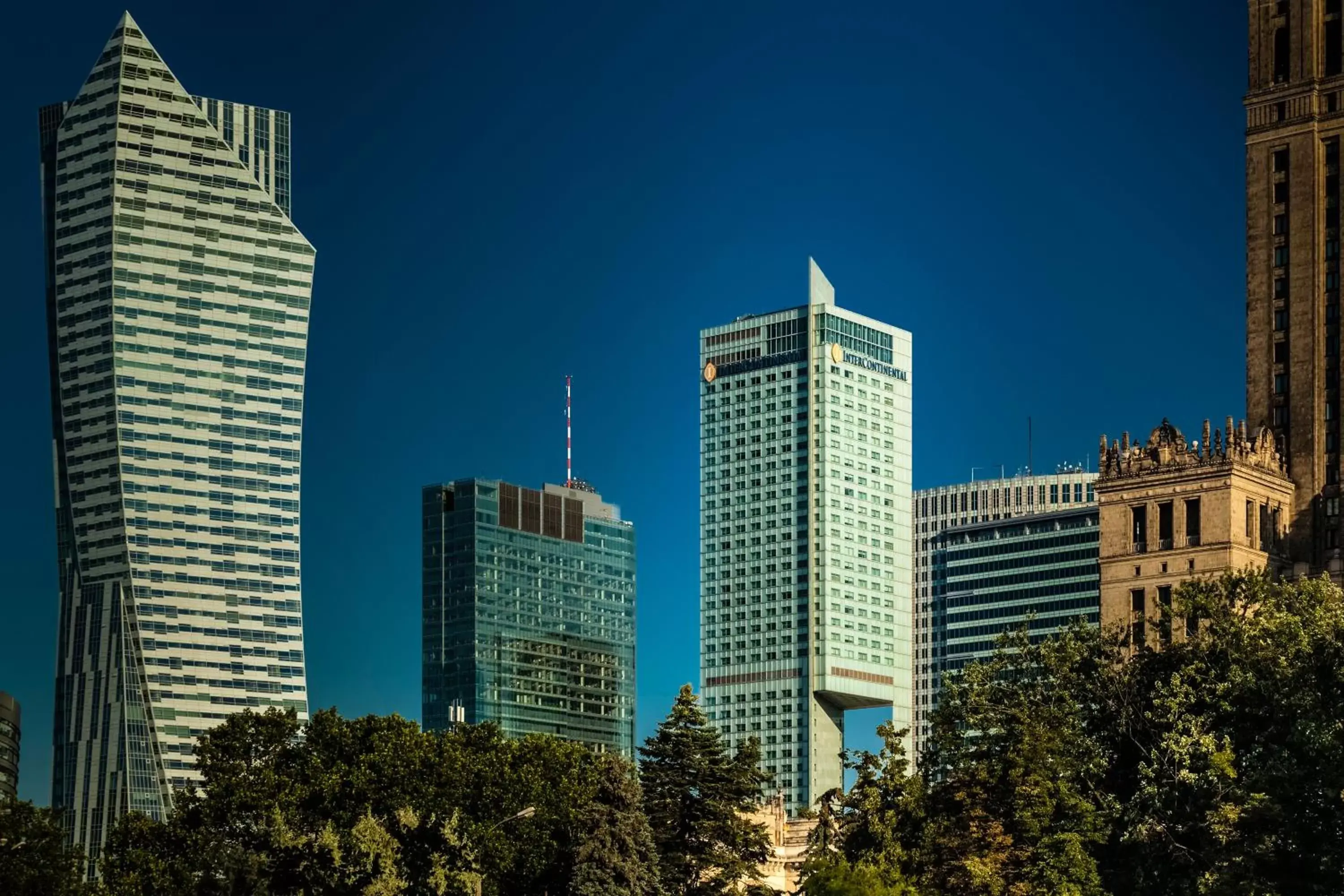 Property building in InterContinental Warszawa, an IHG Hotel