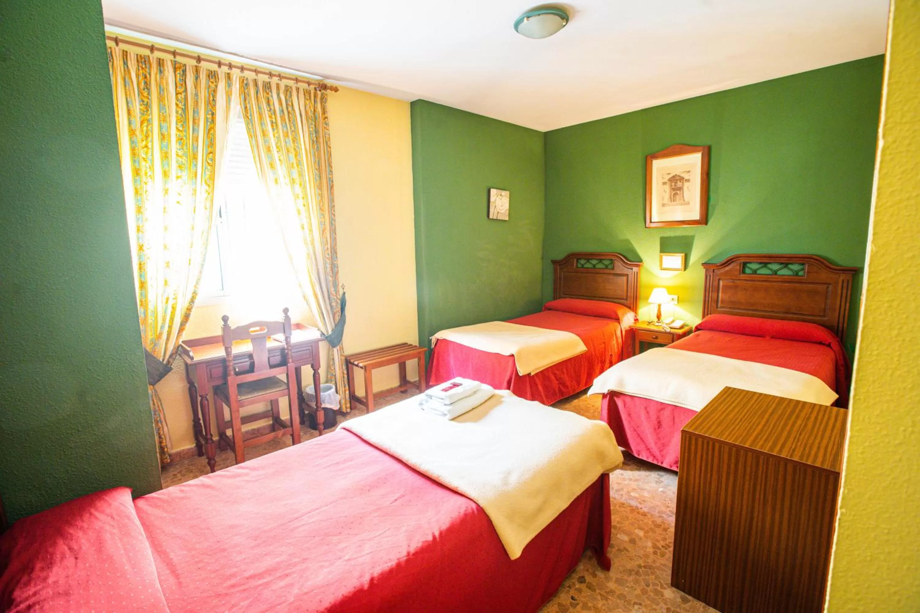 Bed in Hotel Arunda II