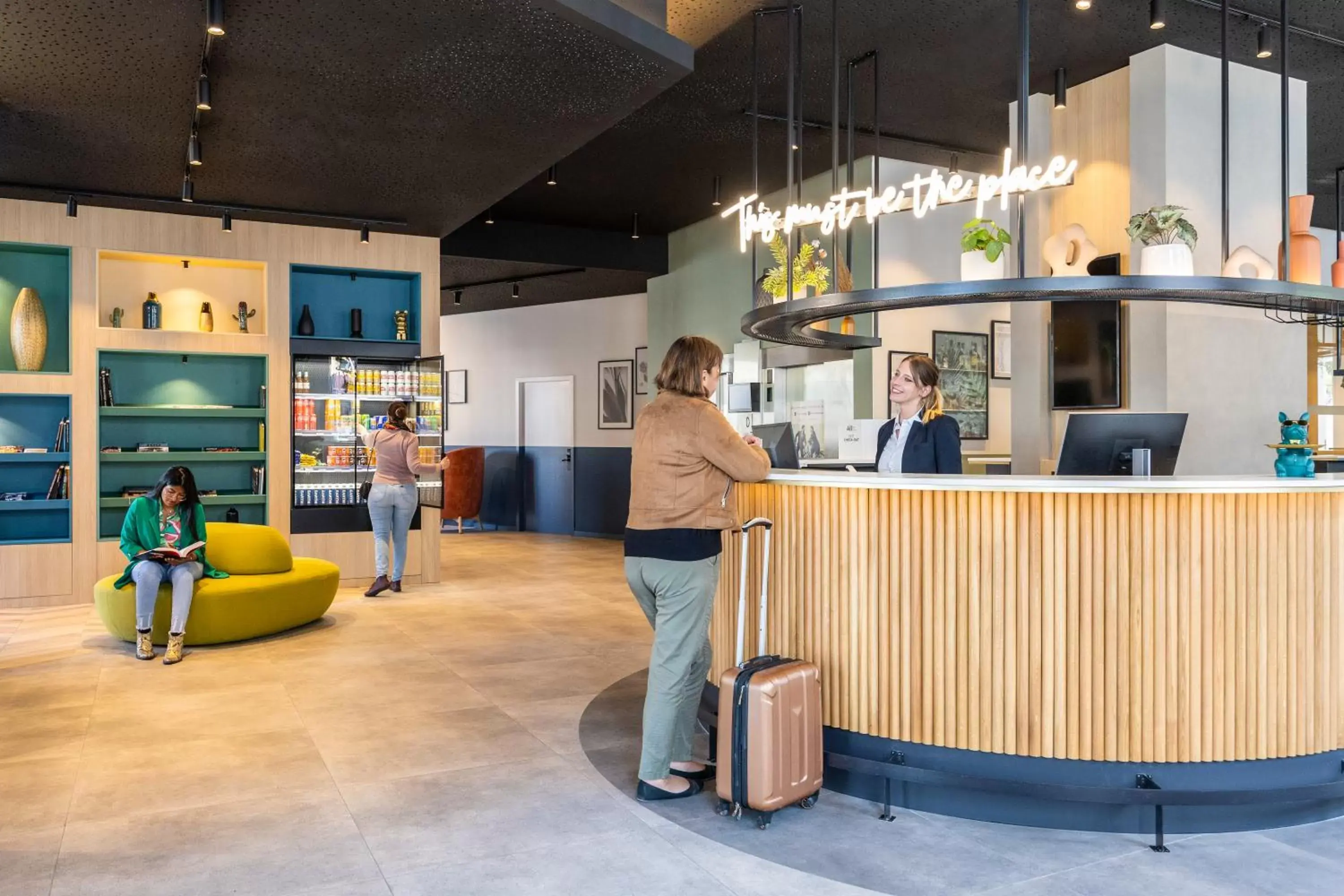 Lobby or reception in Hotel Novotel Brussels Off Grand Place