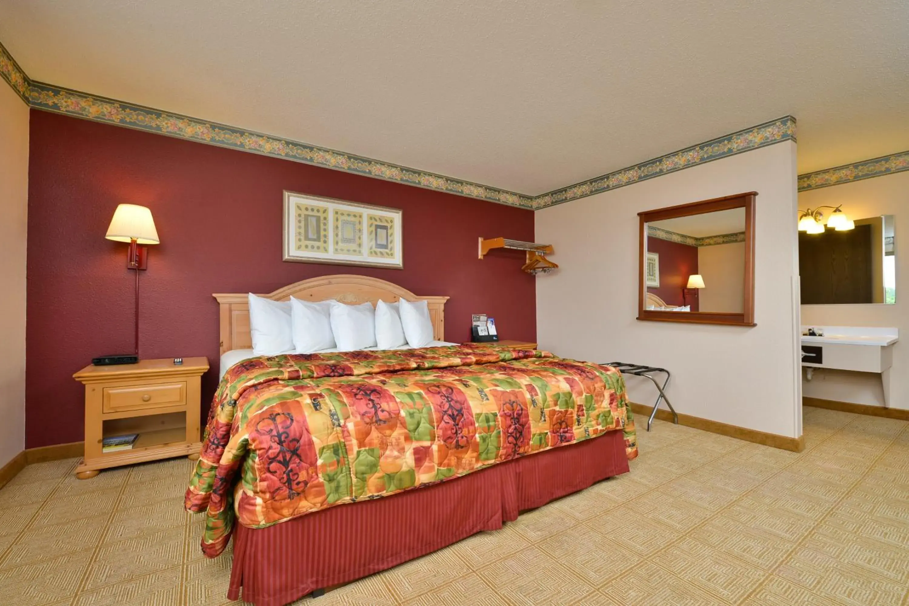 Bed in Americas Best Value Inn Decatur