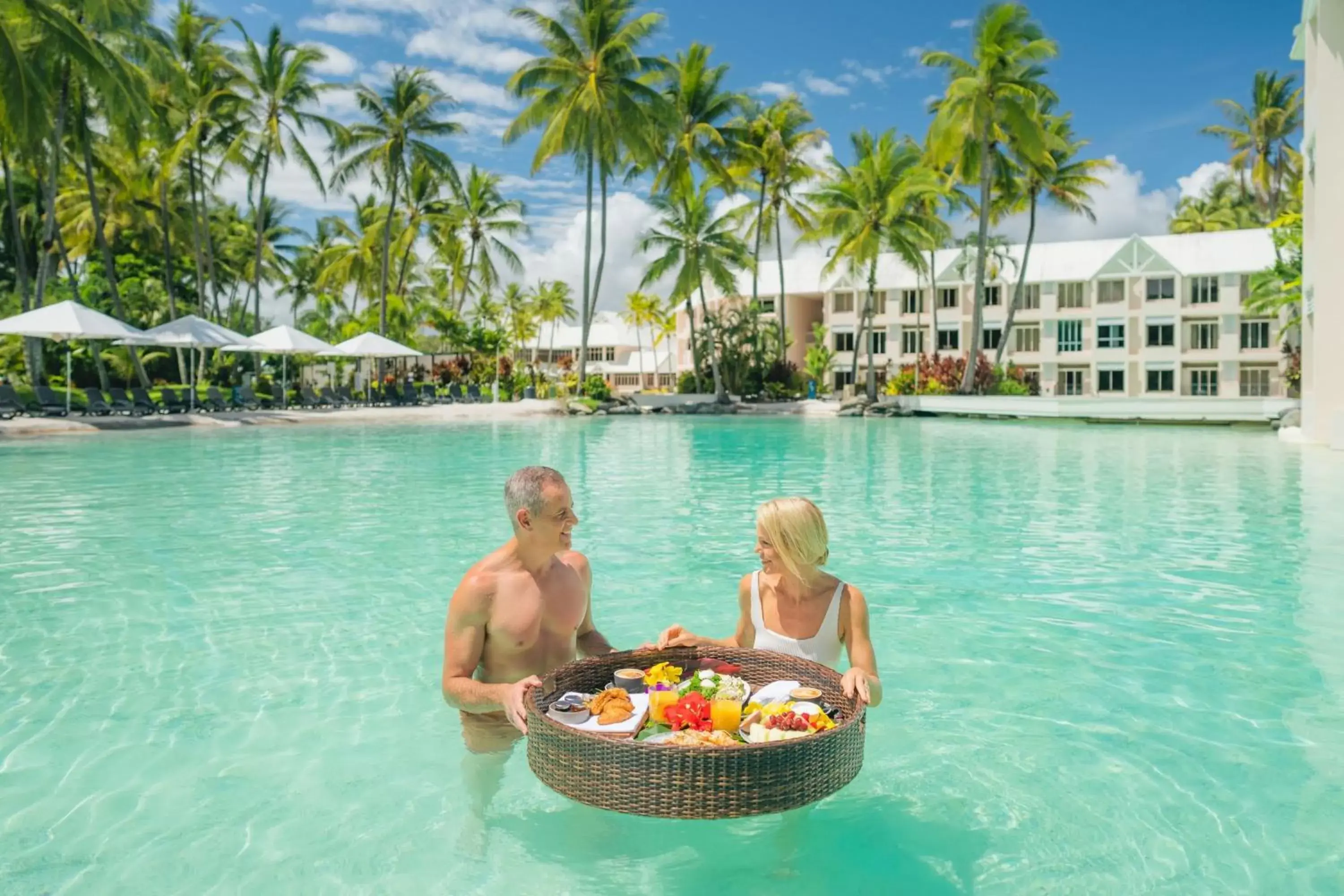 Breakfast, Swimming Pool in Sheraton Grand Mirage Resort, Port Douglas