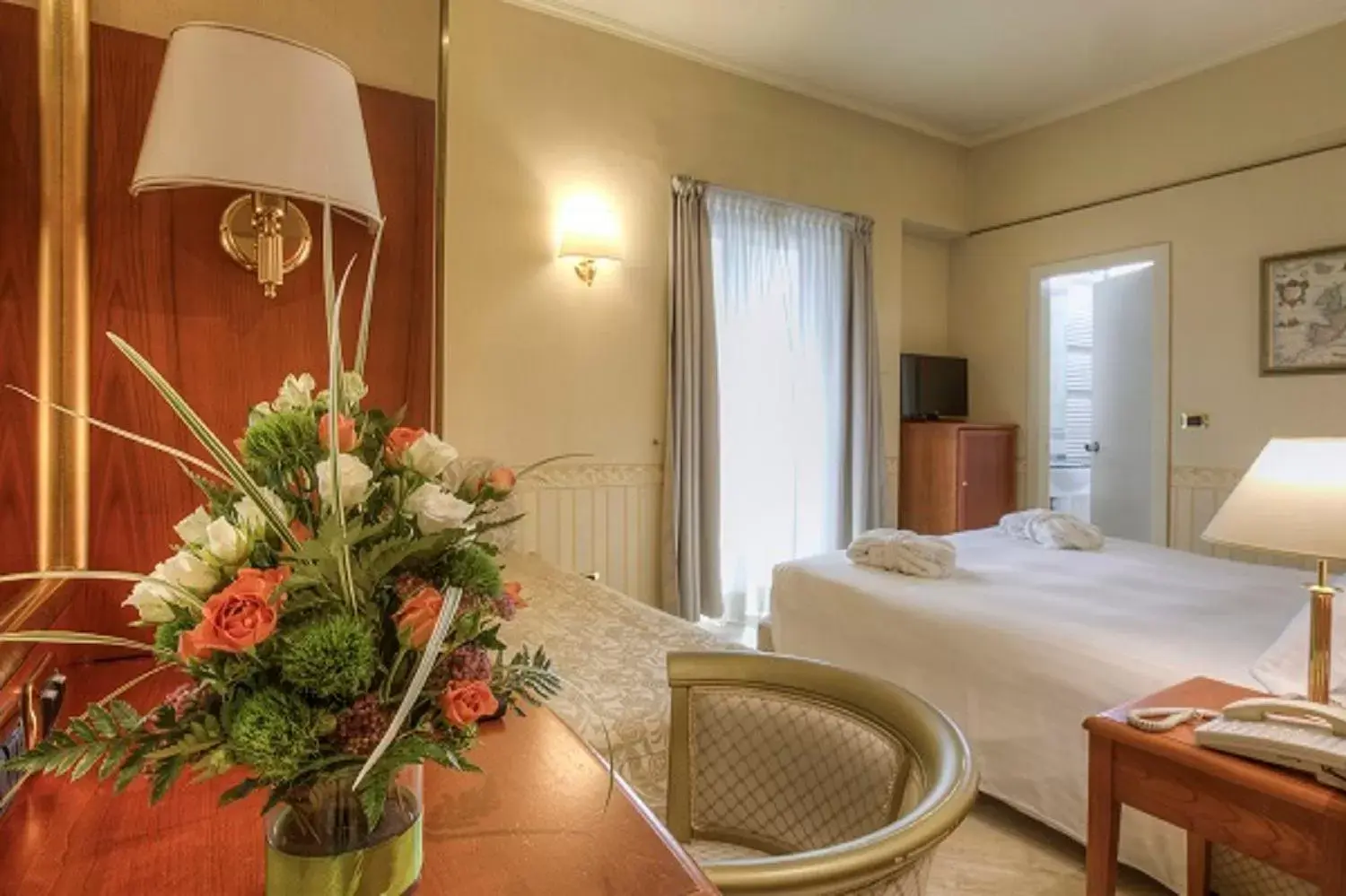 Bedroom in Hotel Imperiale Rimini & SPA