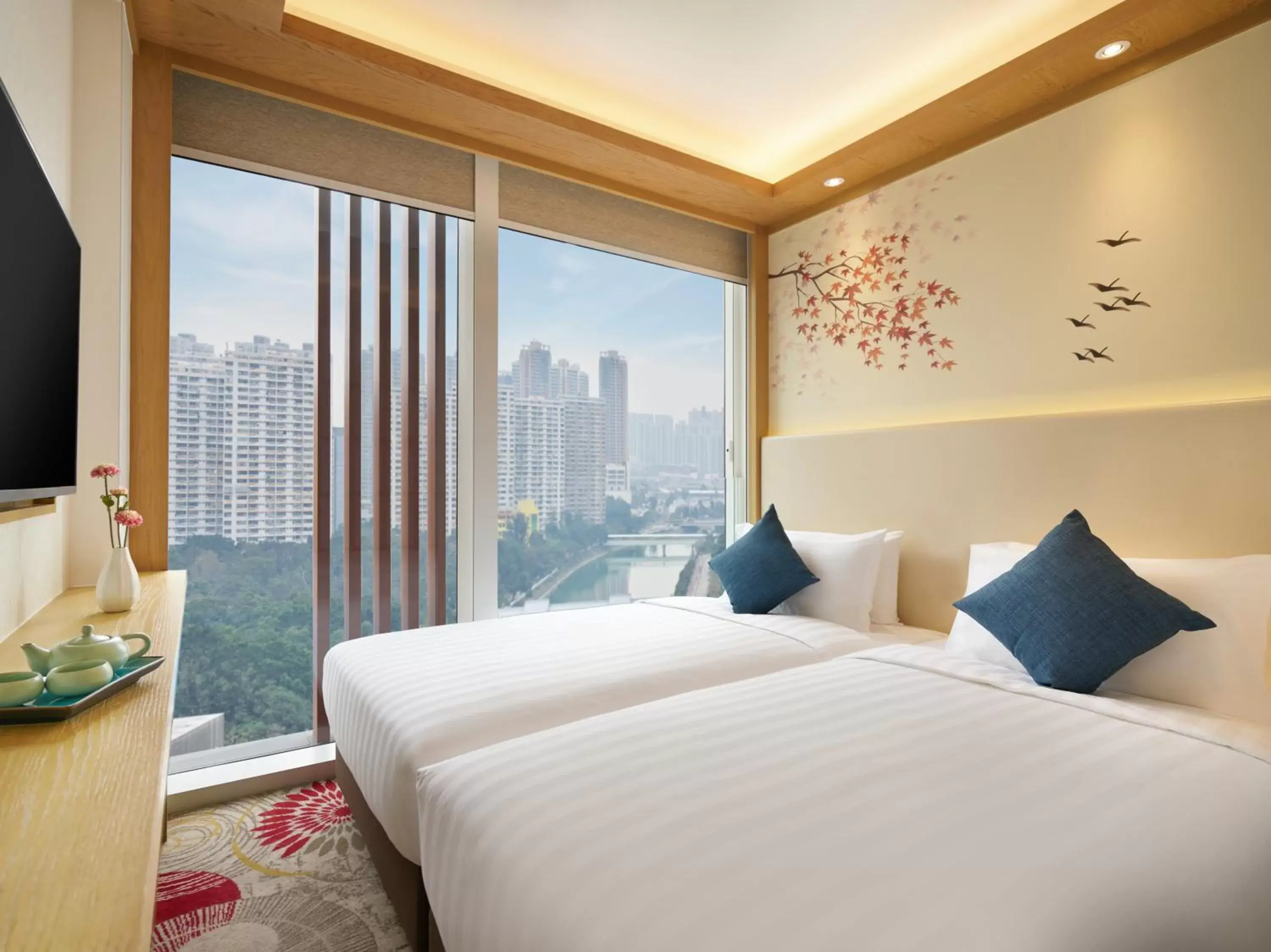 Bed in Hotel COZi Resort Tuen Mun