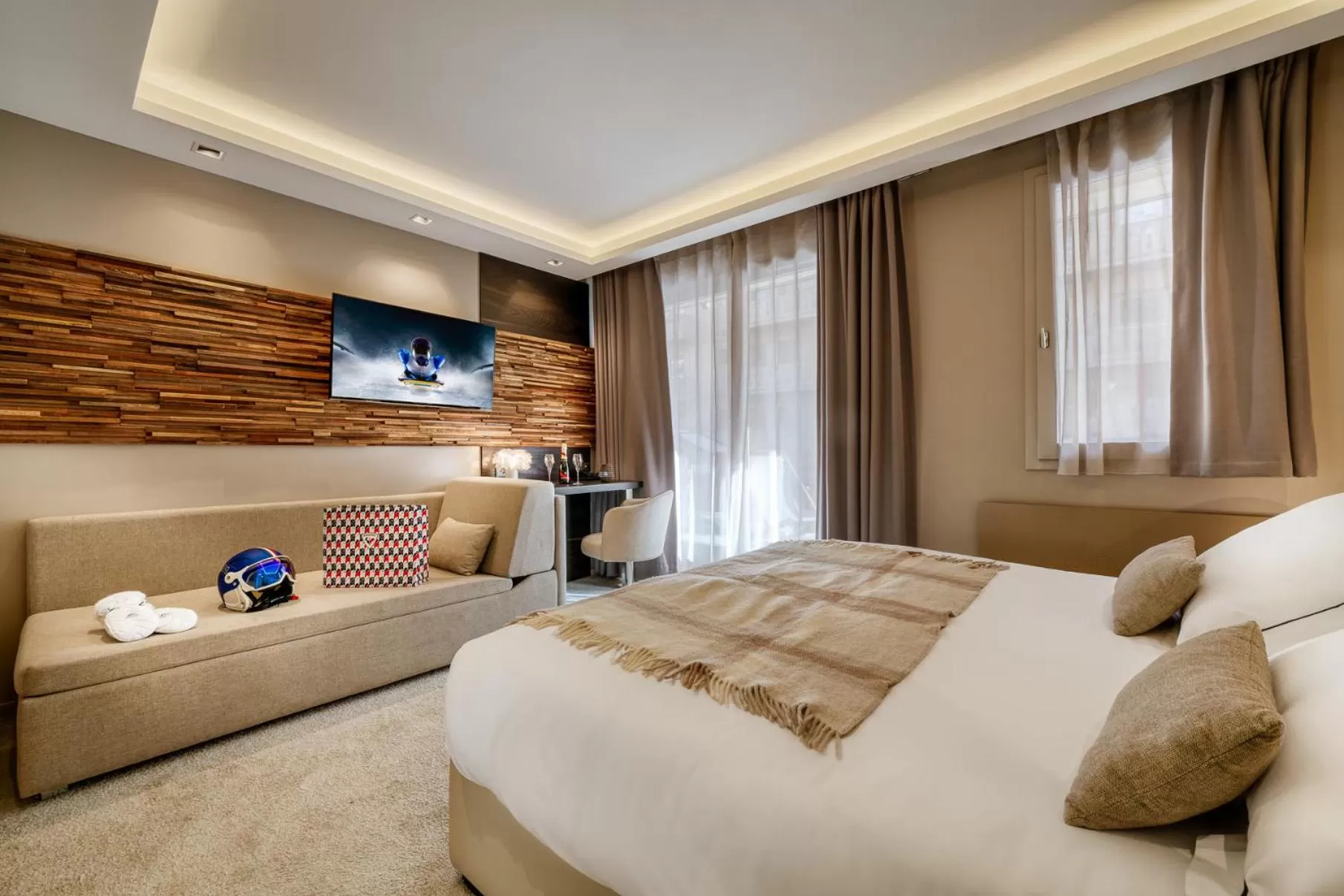 Photo of the whole room, Bed in Hotel Le Tremplin