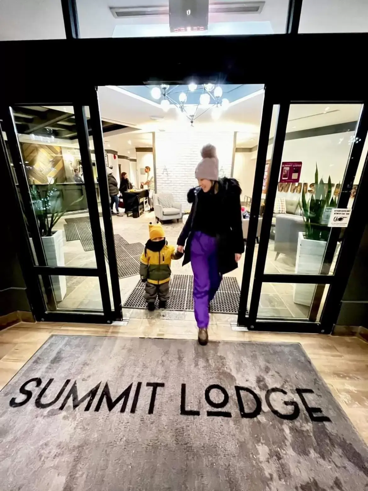 Facade/entrance in Summit Lodge Boutique Hotel Whistler