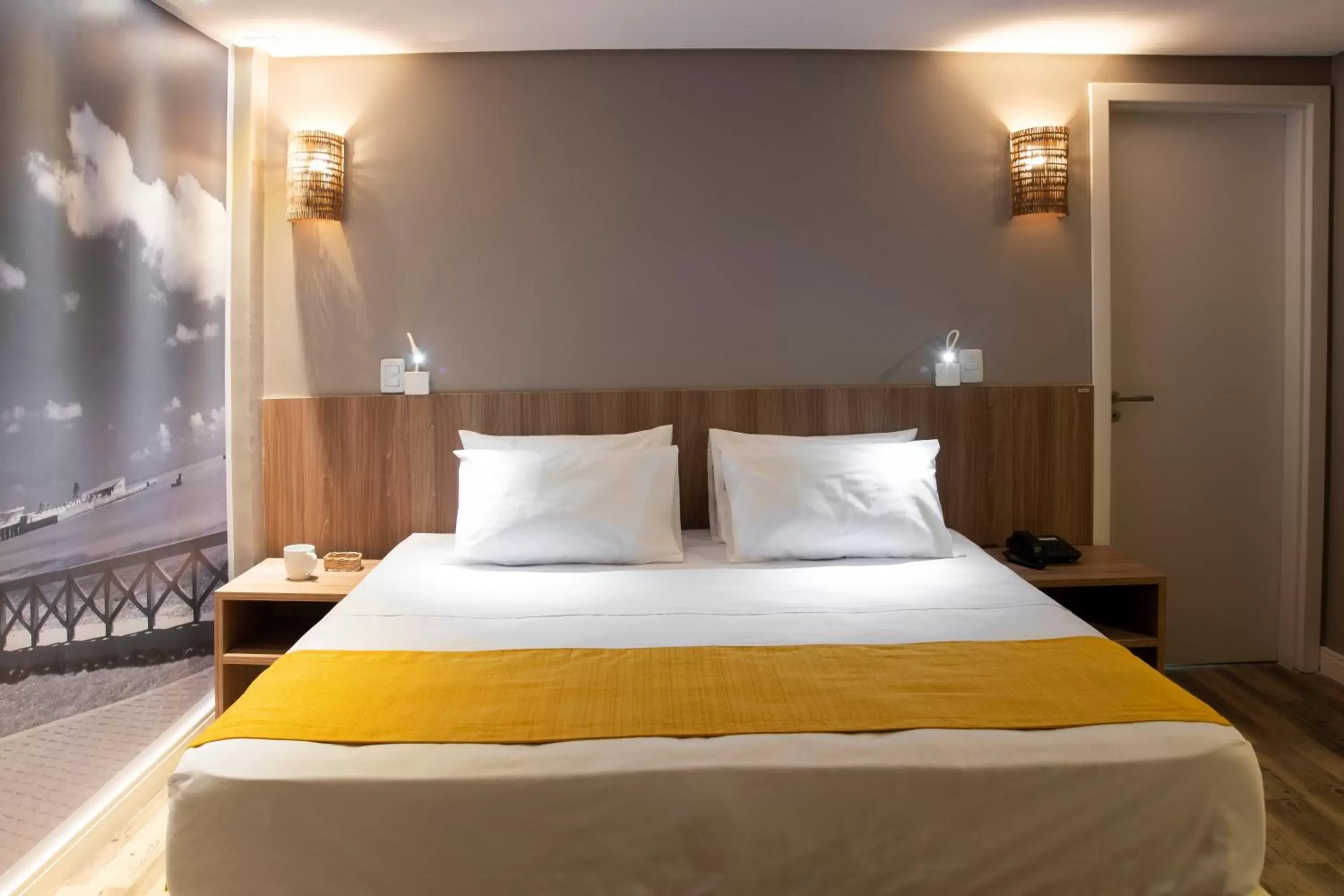 Bed in Comfort Hotel Maceió