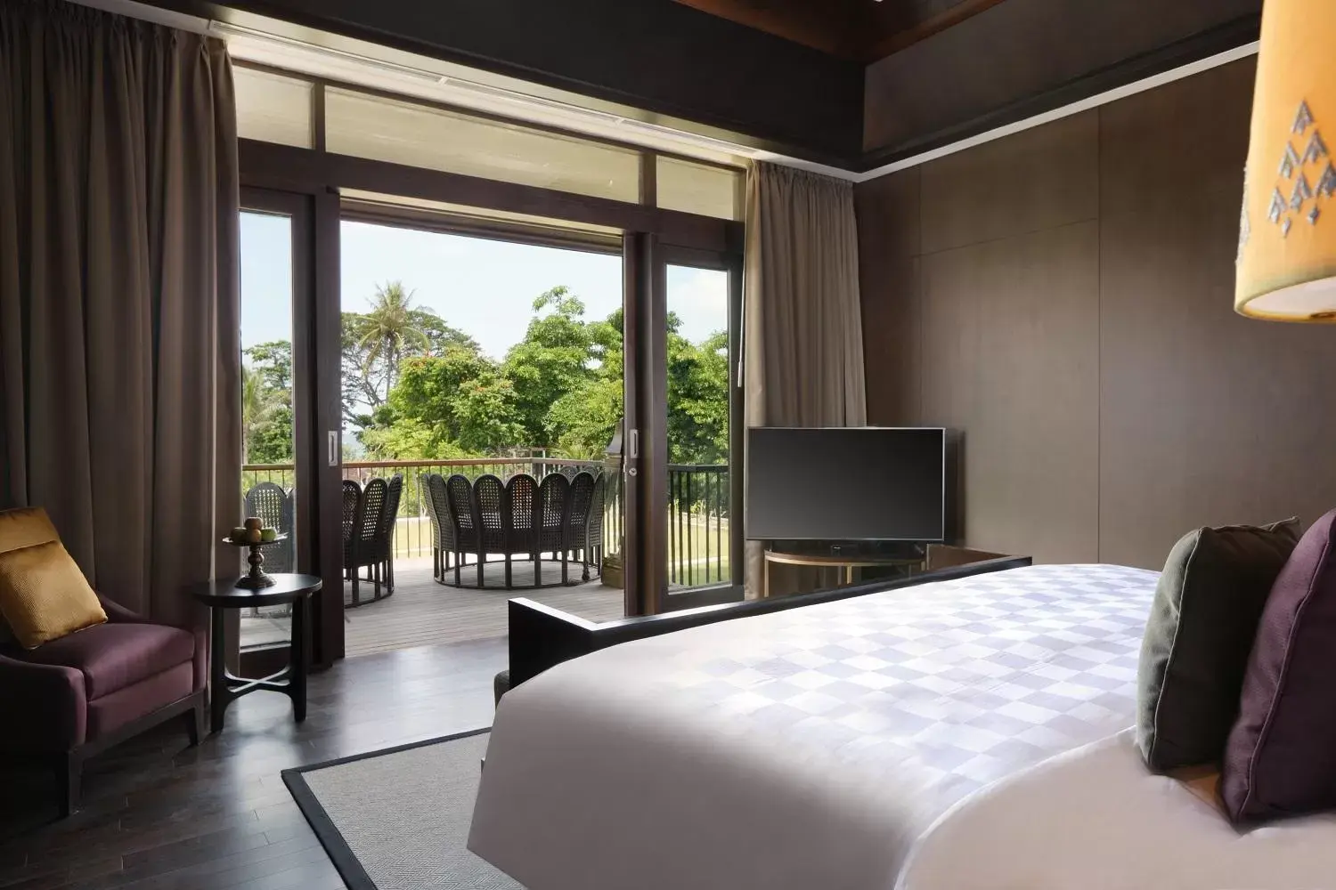 Bed in The Anvaya Beach Resort Bali
