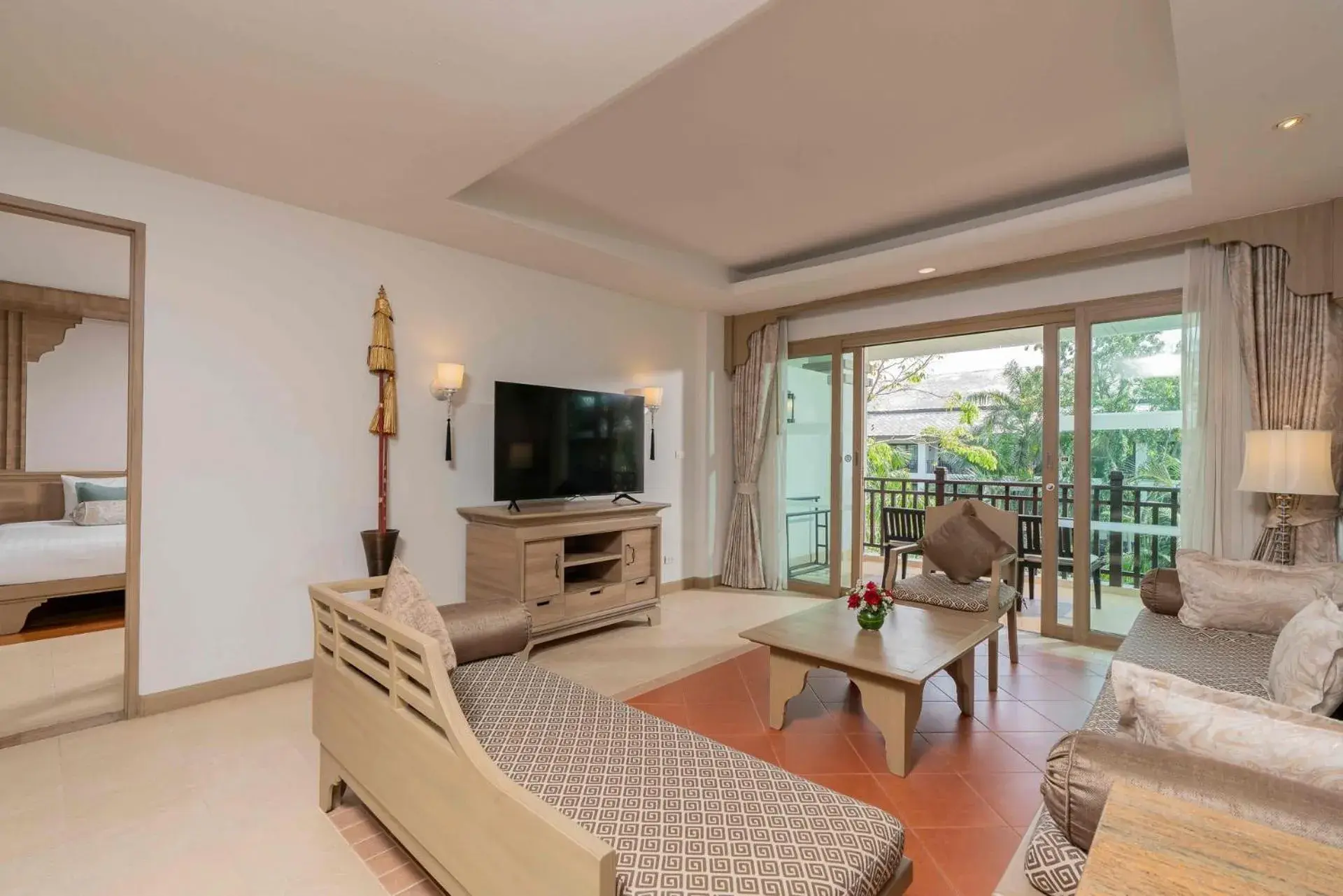 Living room, Seating Area in Ravindra Beach Resort & Spa - SHA Extra Plus