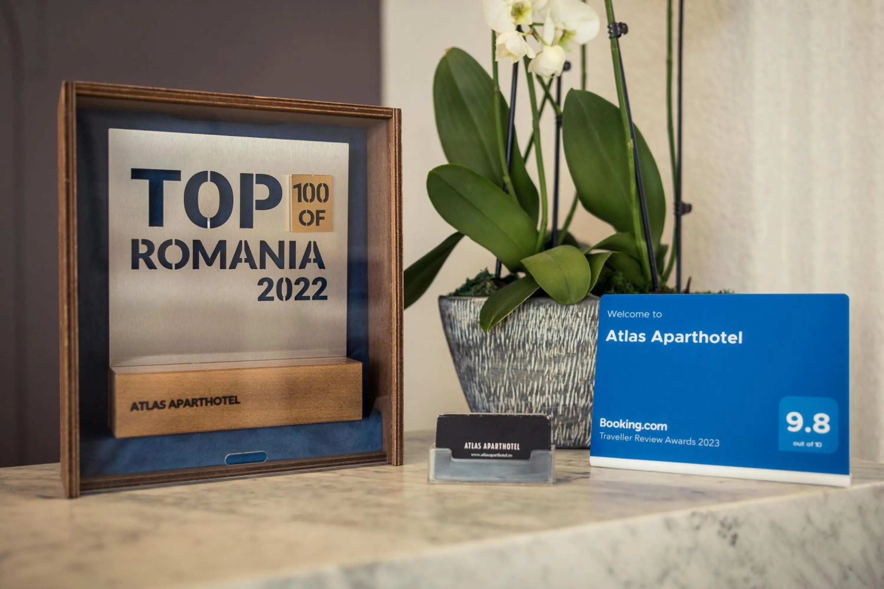 Lobby or reception in Atlas Aparthotel