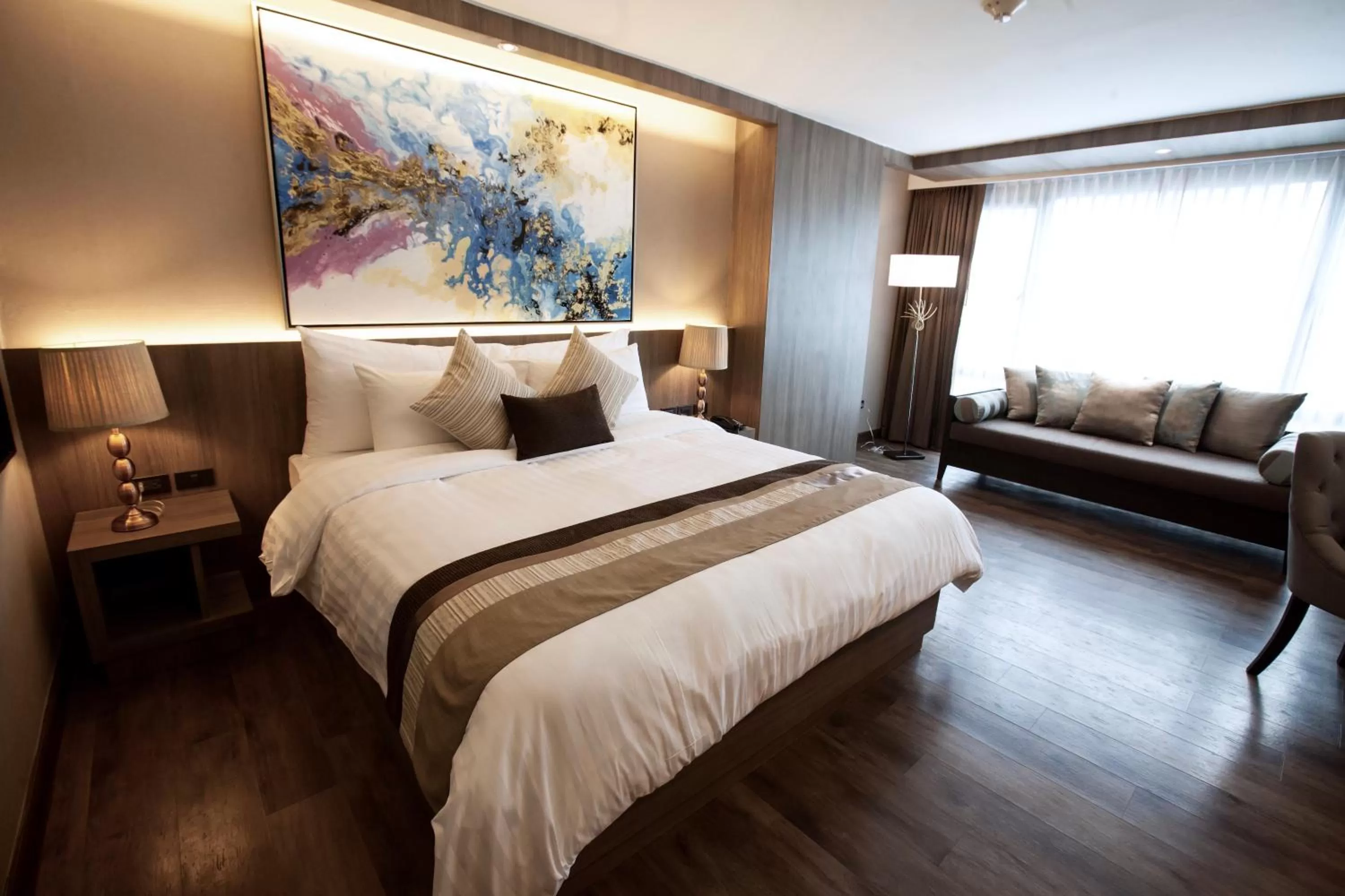Bedroom, Bed in Arte Hotel - SHA Extra Plus