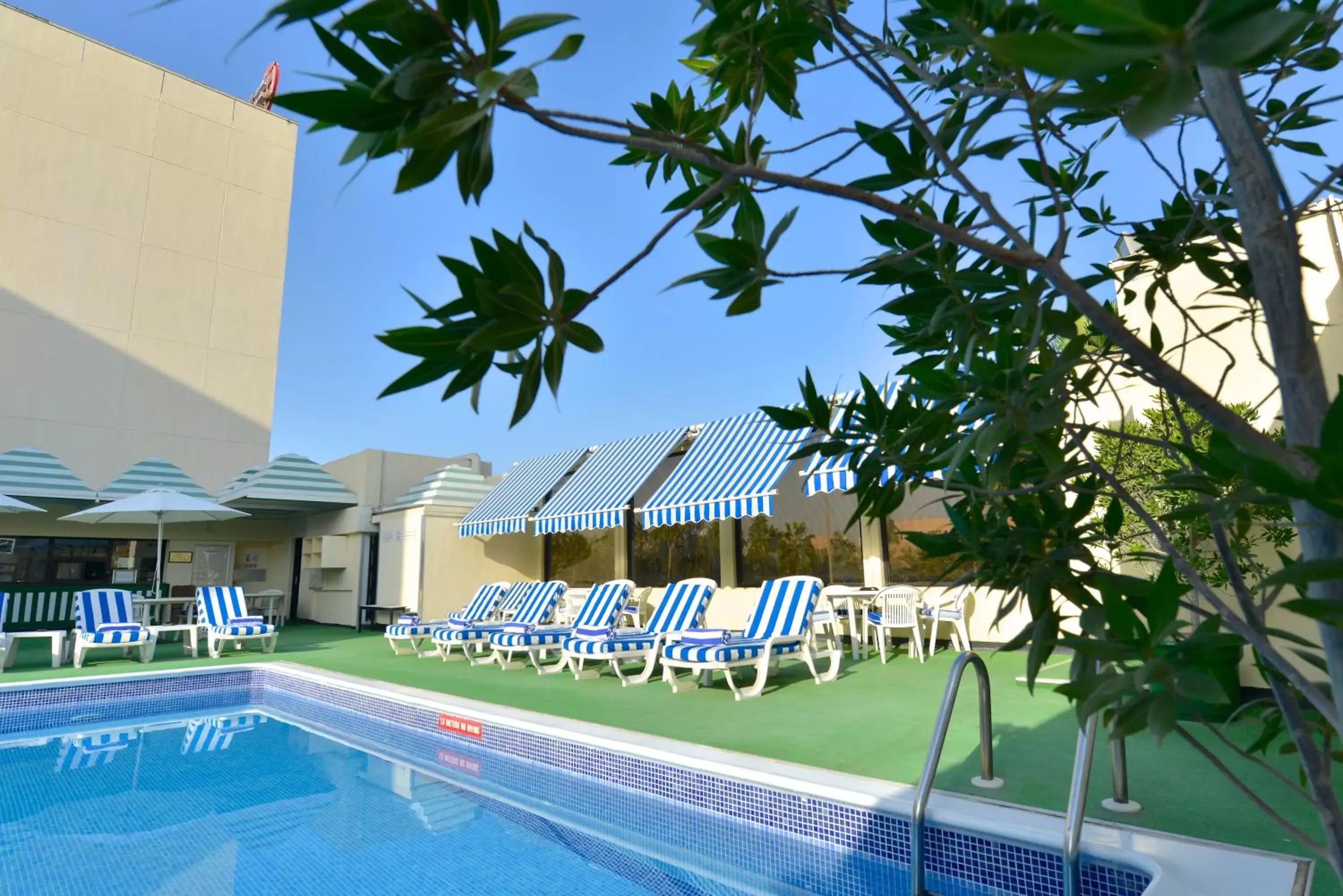 Swimming pool in Ramada by Wyndham Bahrain Swimming pool in Ramada by Wyndham Bahrain