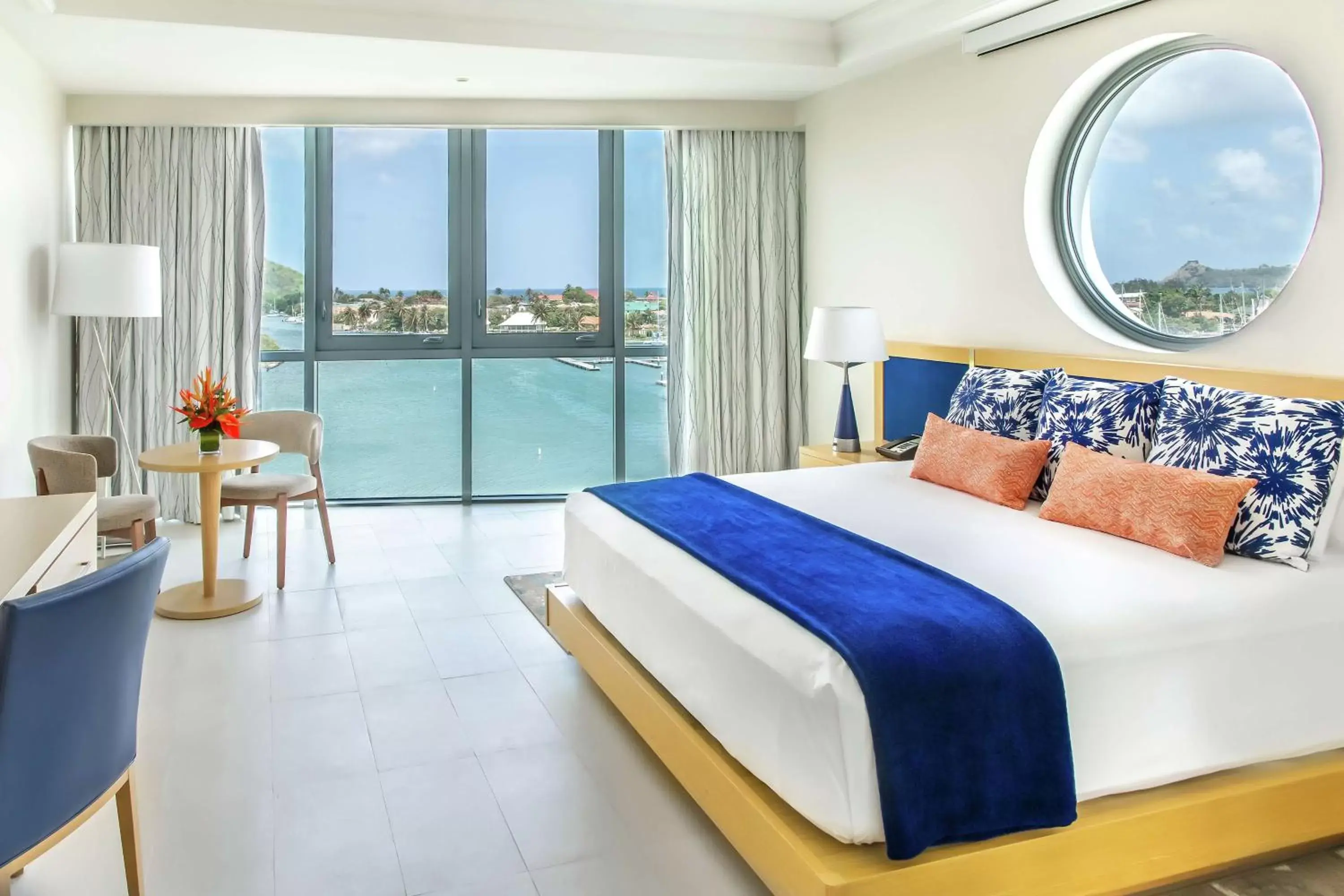 Bedroom in Harbor Club St Lucia, Curio Collection by Hilton