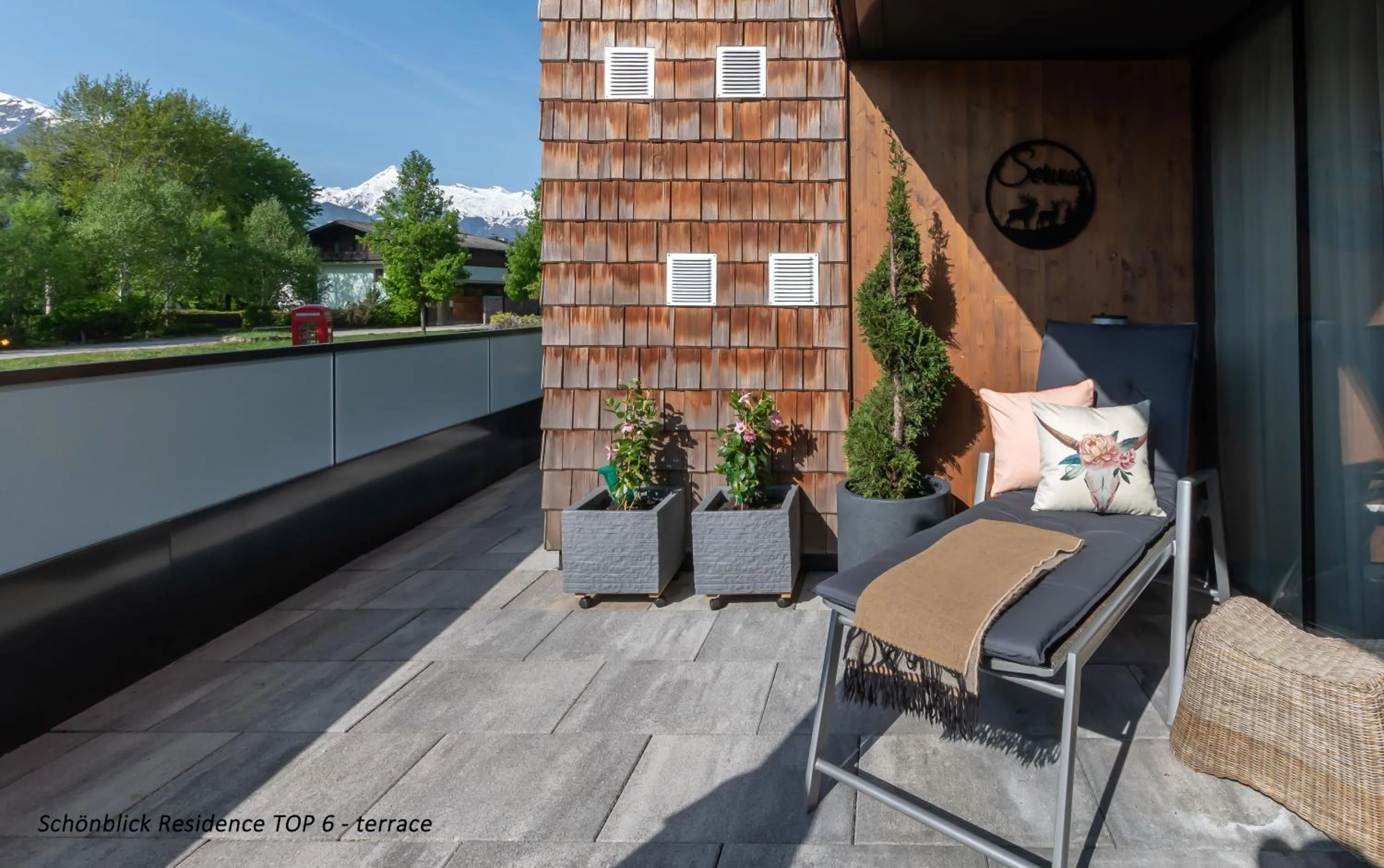 Balcony/Terrace in Schönblick Residence - Absolut Alpine Apartments