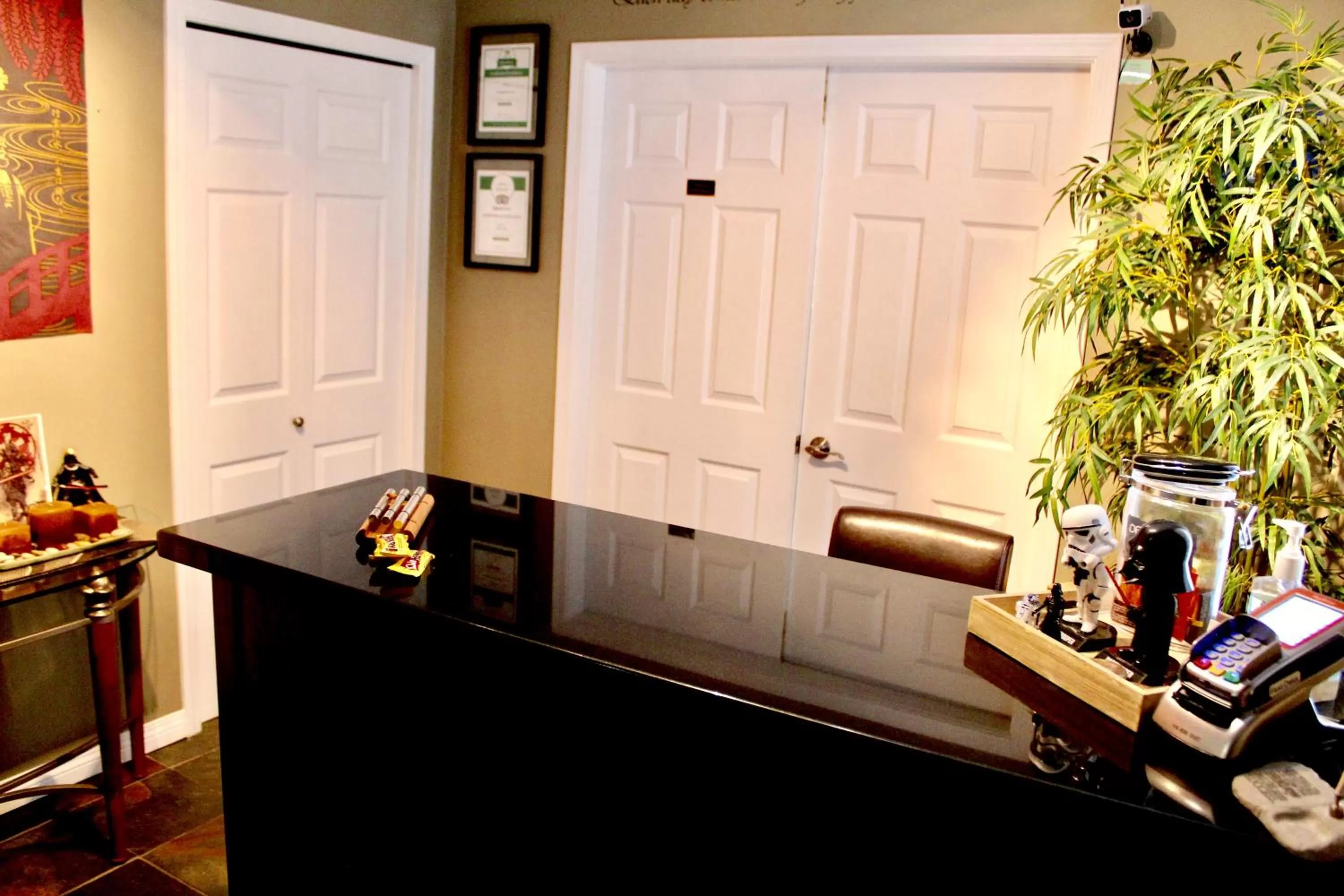 Lobby or reception in Evergreen Bed & Breakfast