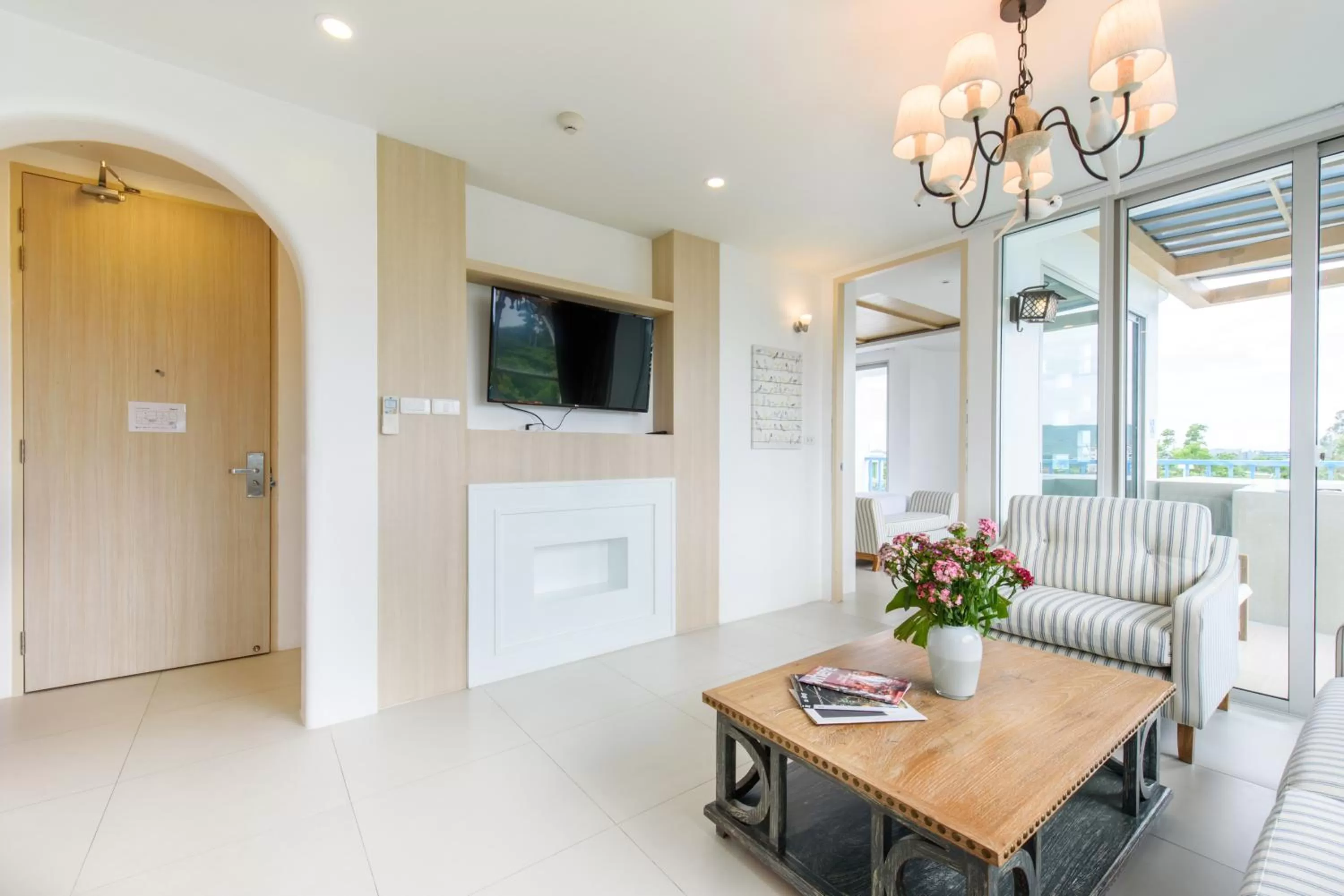 Living room in Costa Village Bangsaray