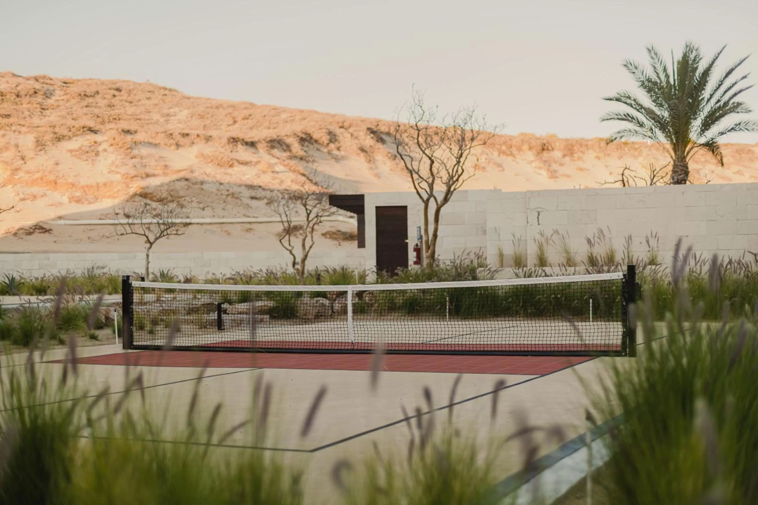 Tennis court in Nobu Hotel Los Cabos