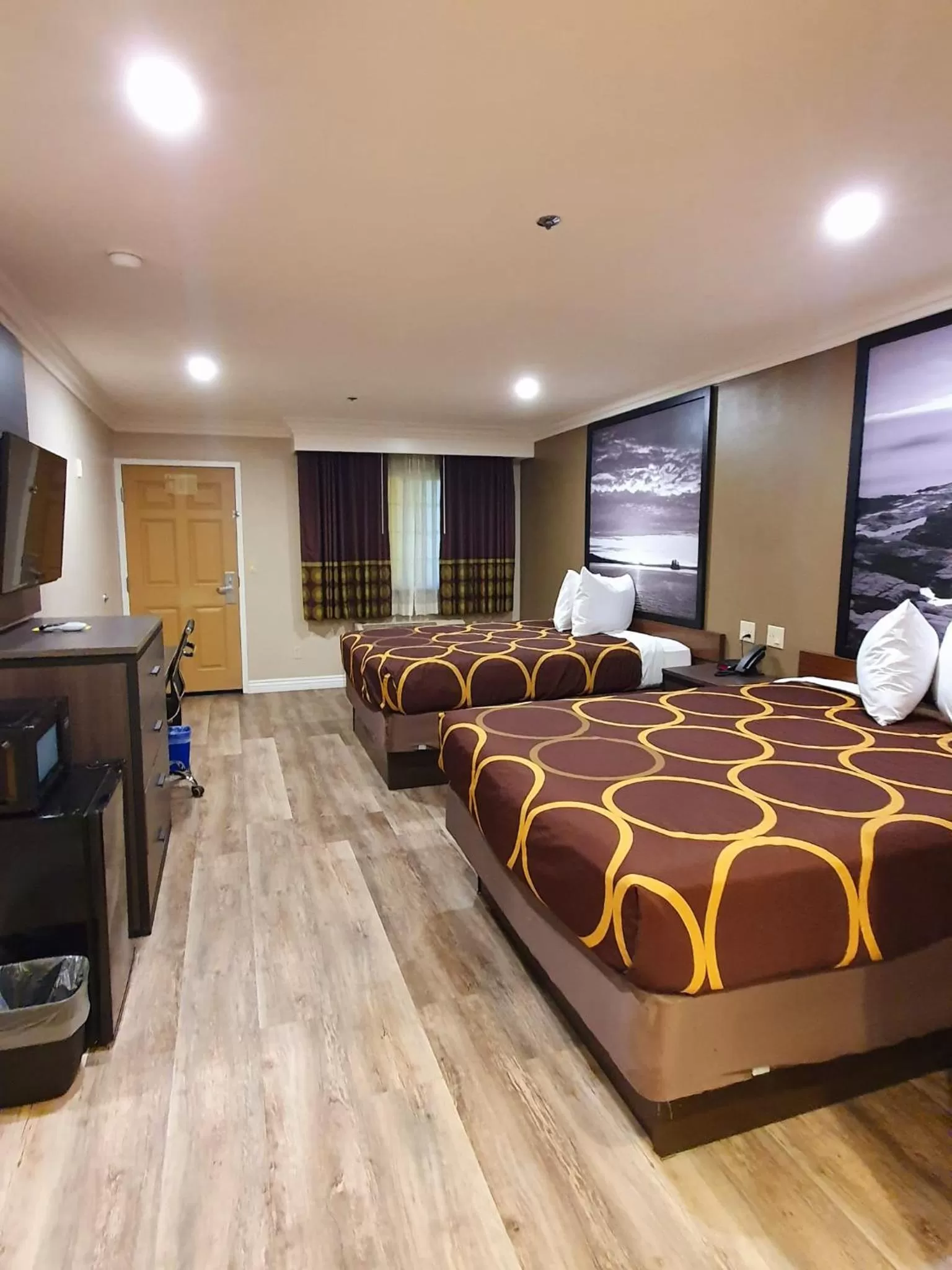 Bed in Super 8 by Wyndham Cypress Buena Park Area