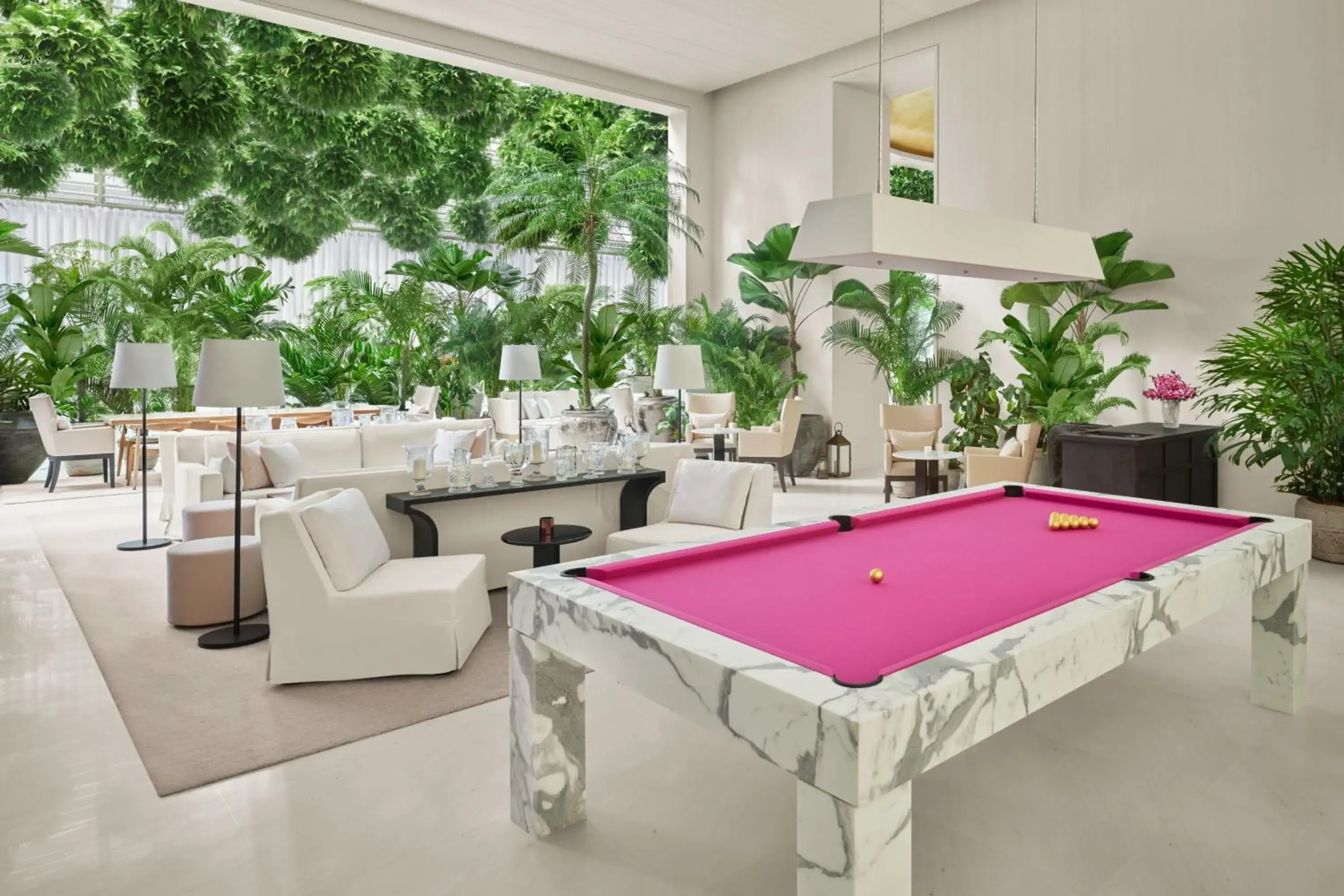 Lobby or reception, Billiards in The Singapore EDITION