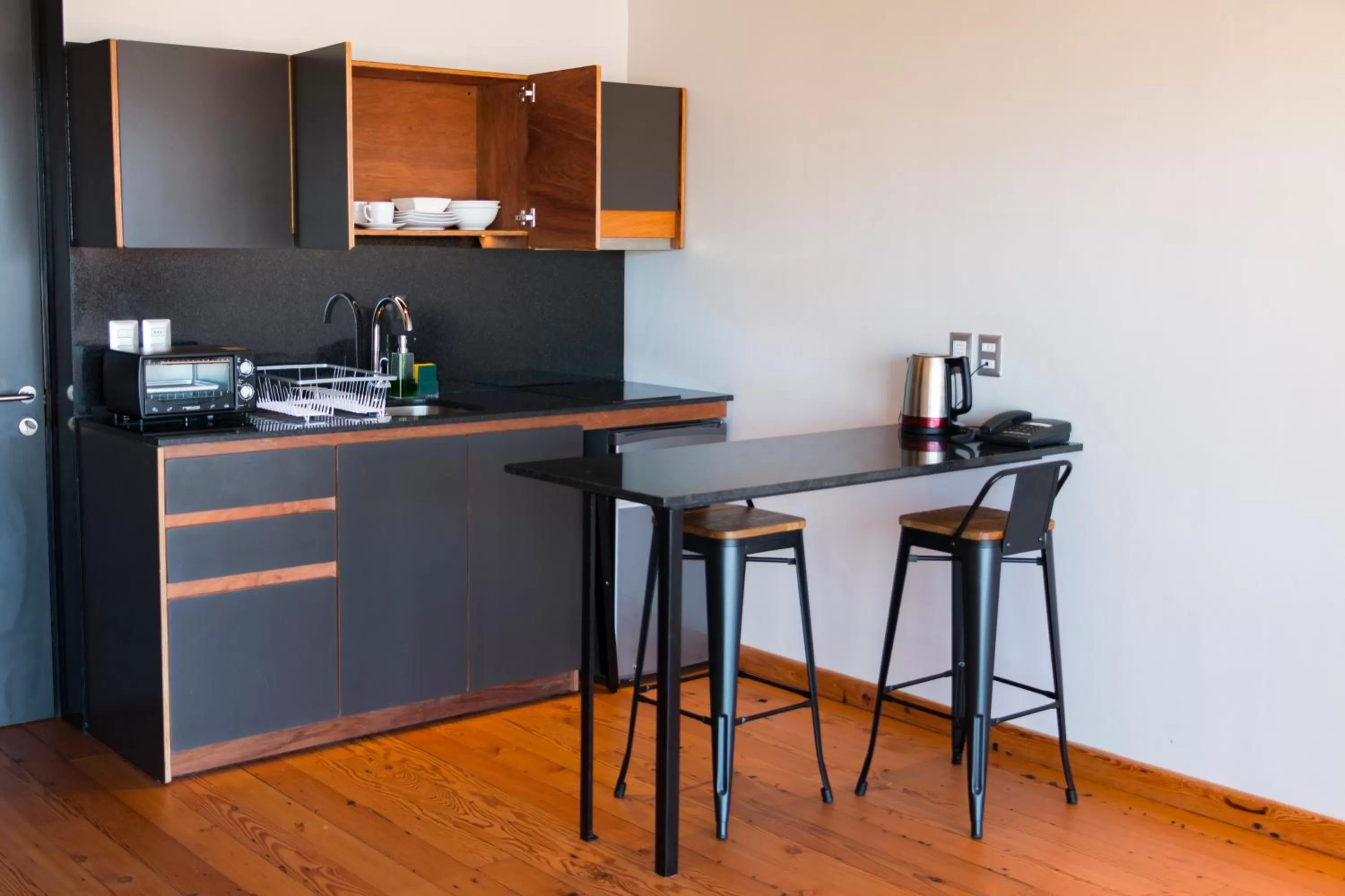 Kitchen or kitchenette in Augusta Hotel