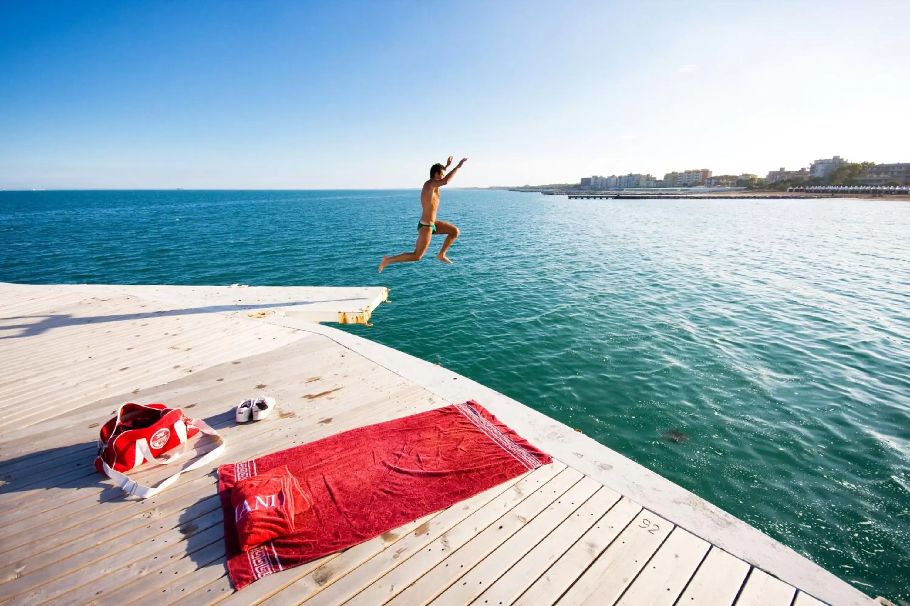 Beach in Hotel Villa Pannonia