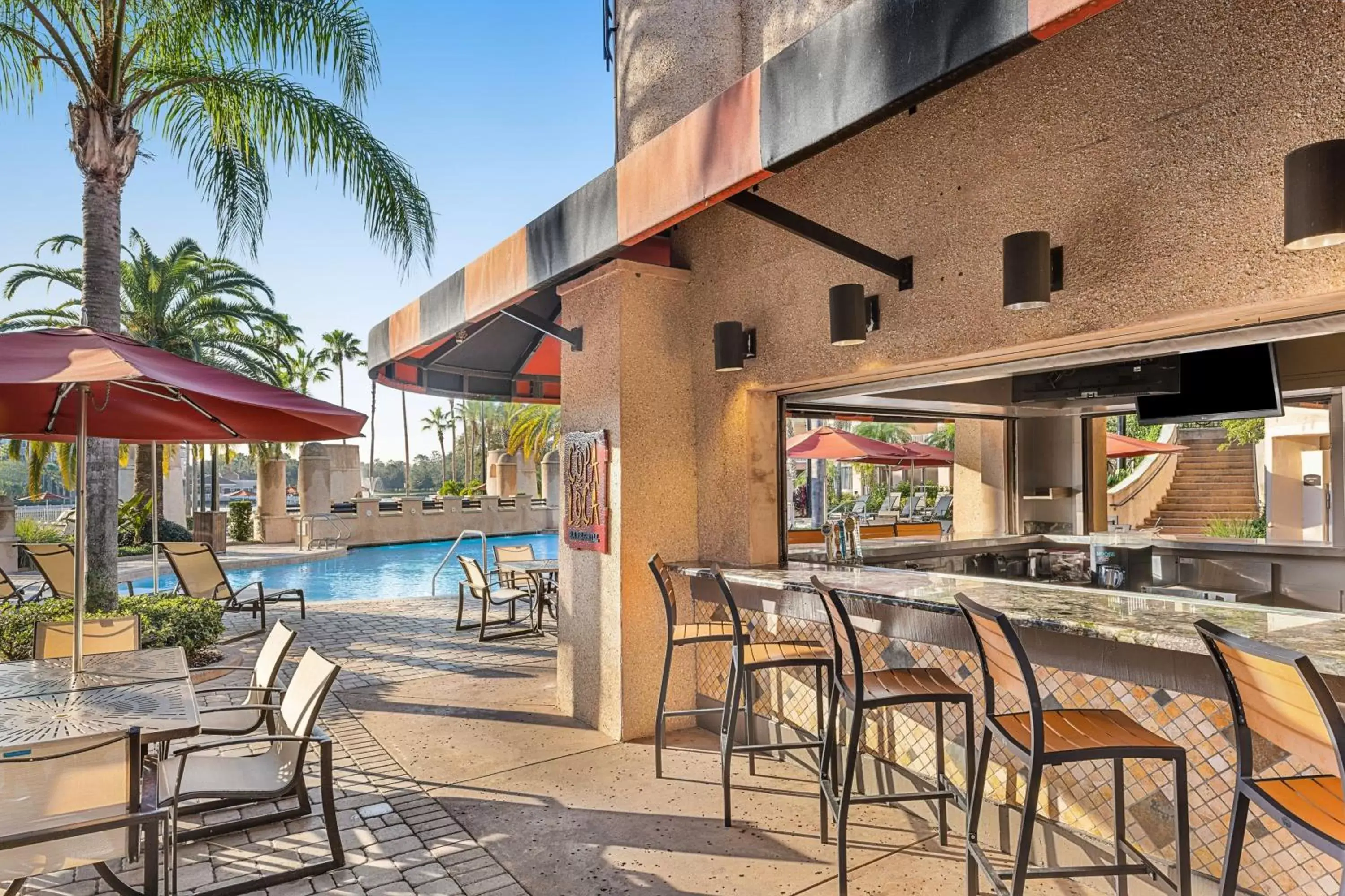 Restaurant/places to eat, Lounge/Bar in Marriott's Grande Vista