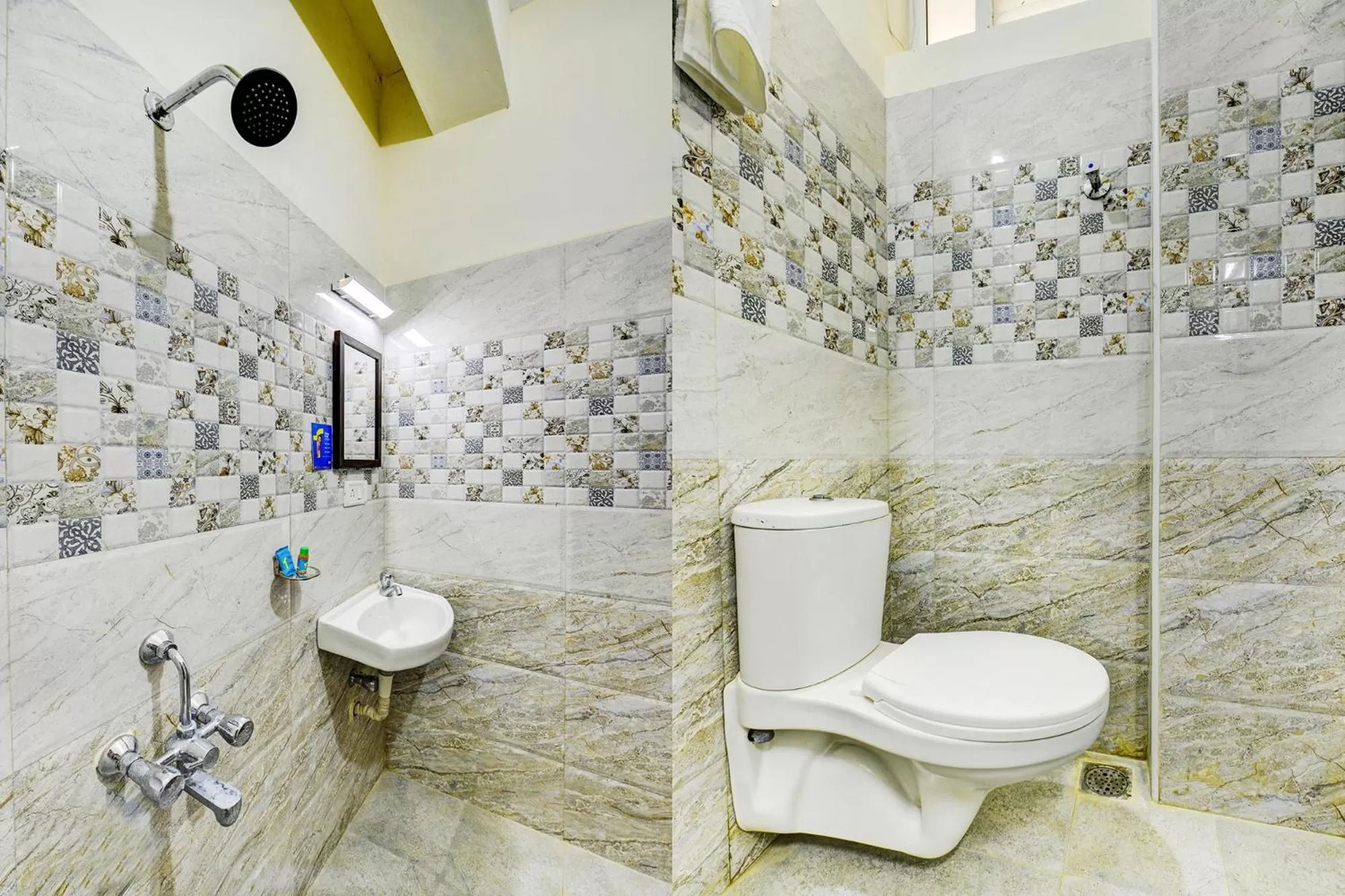 Toilet in FabHotel Sky Bay Residency - Near Kodambakkam Railway Station