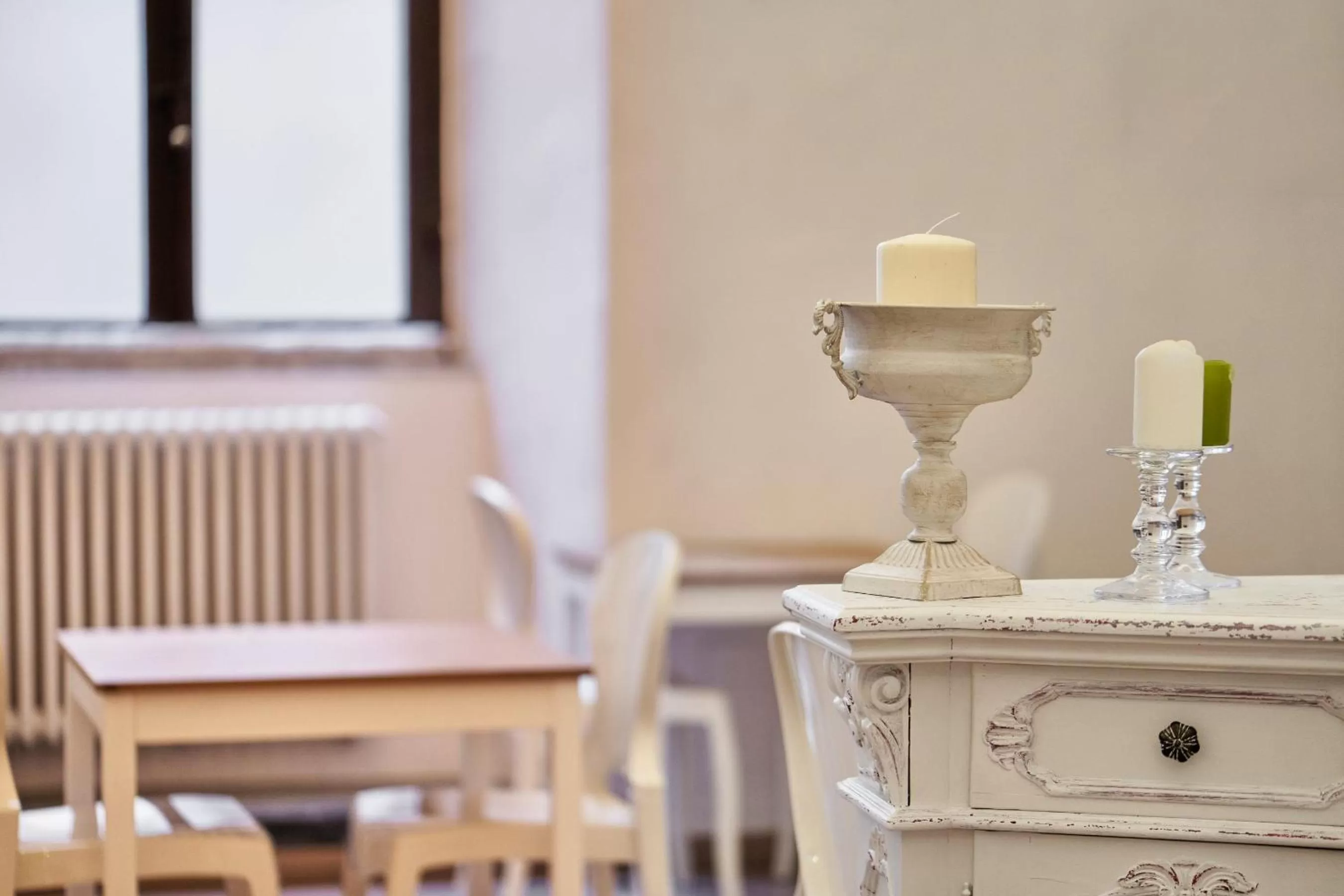 Decorative detail in Palazzo del Magnifico B&B