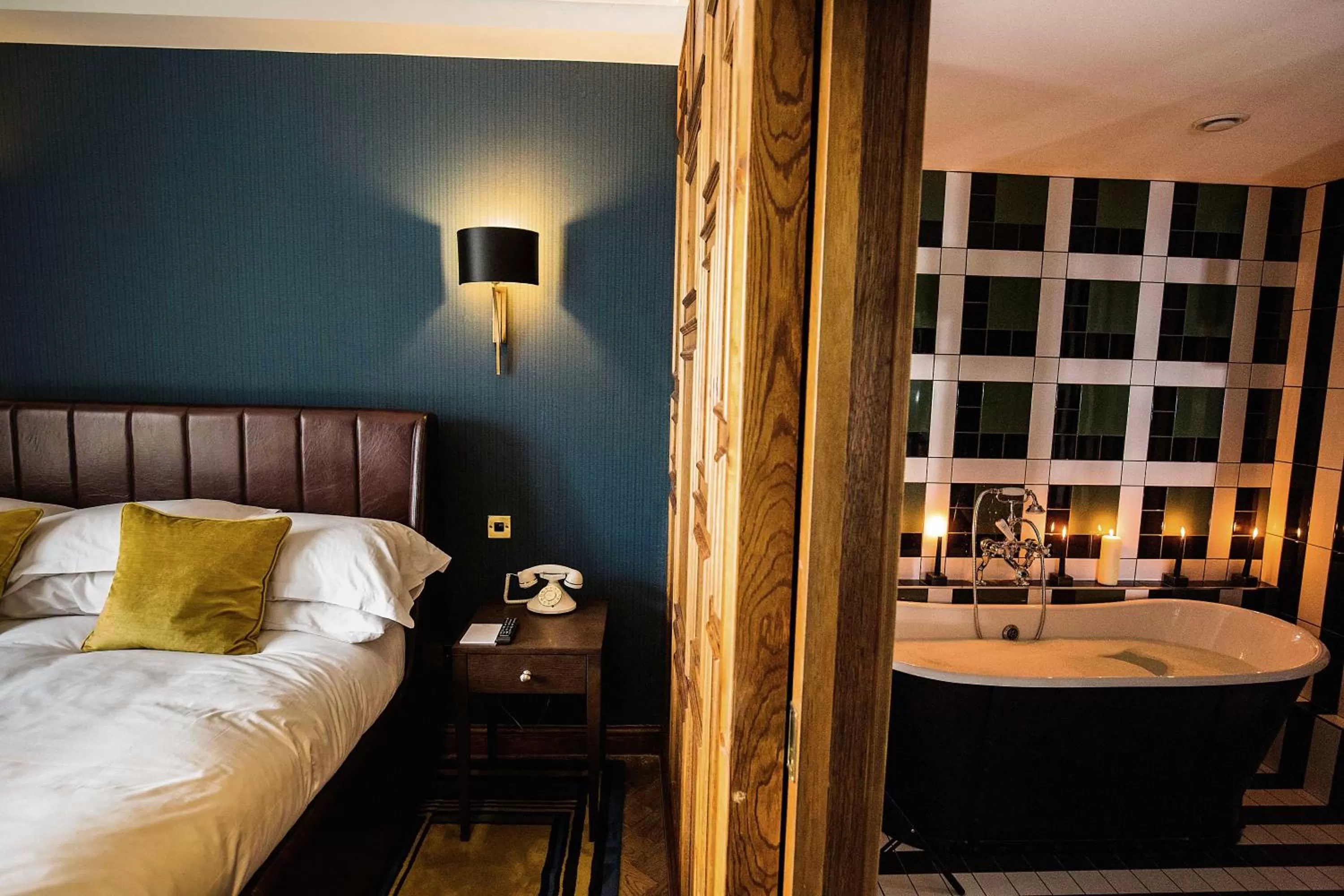 Bathroom, Bed in Malmaison Birmingham