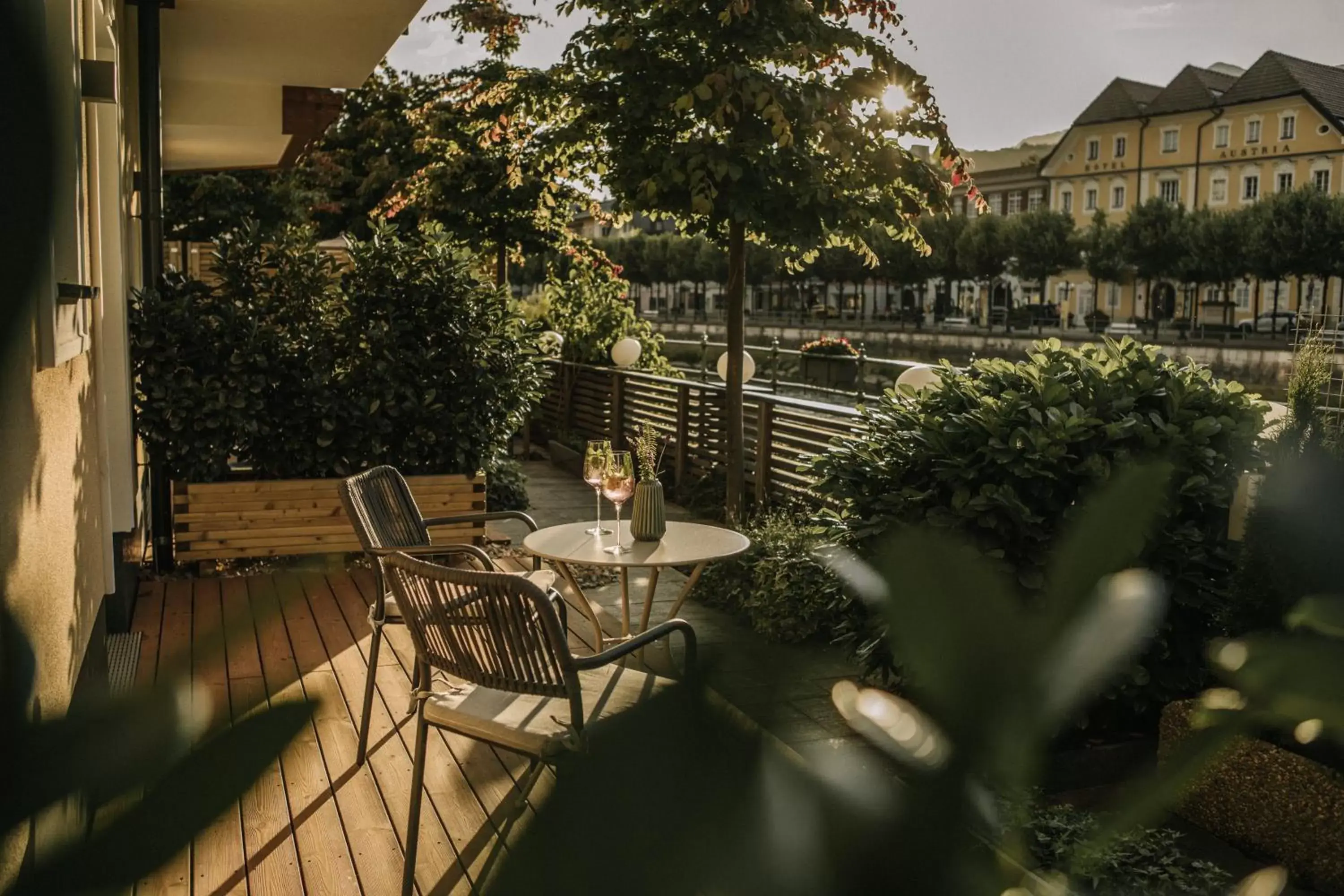 Balcony/Terrace in Hotel Goldener Ochs