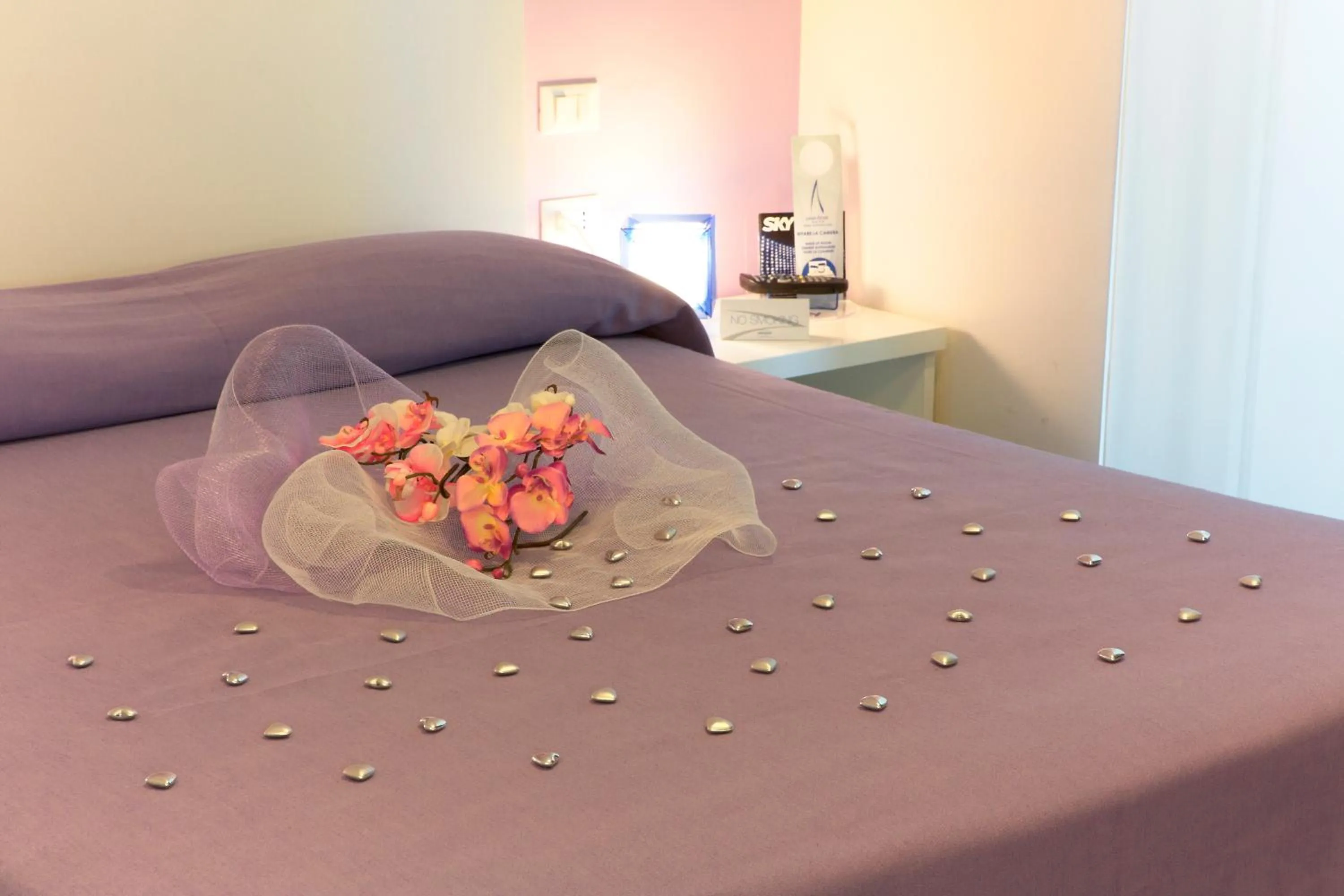 Decorative detail, Bed in Aurea Hotel