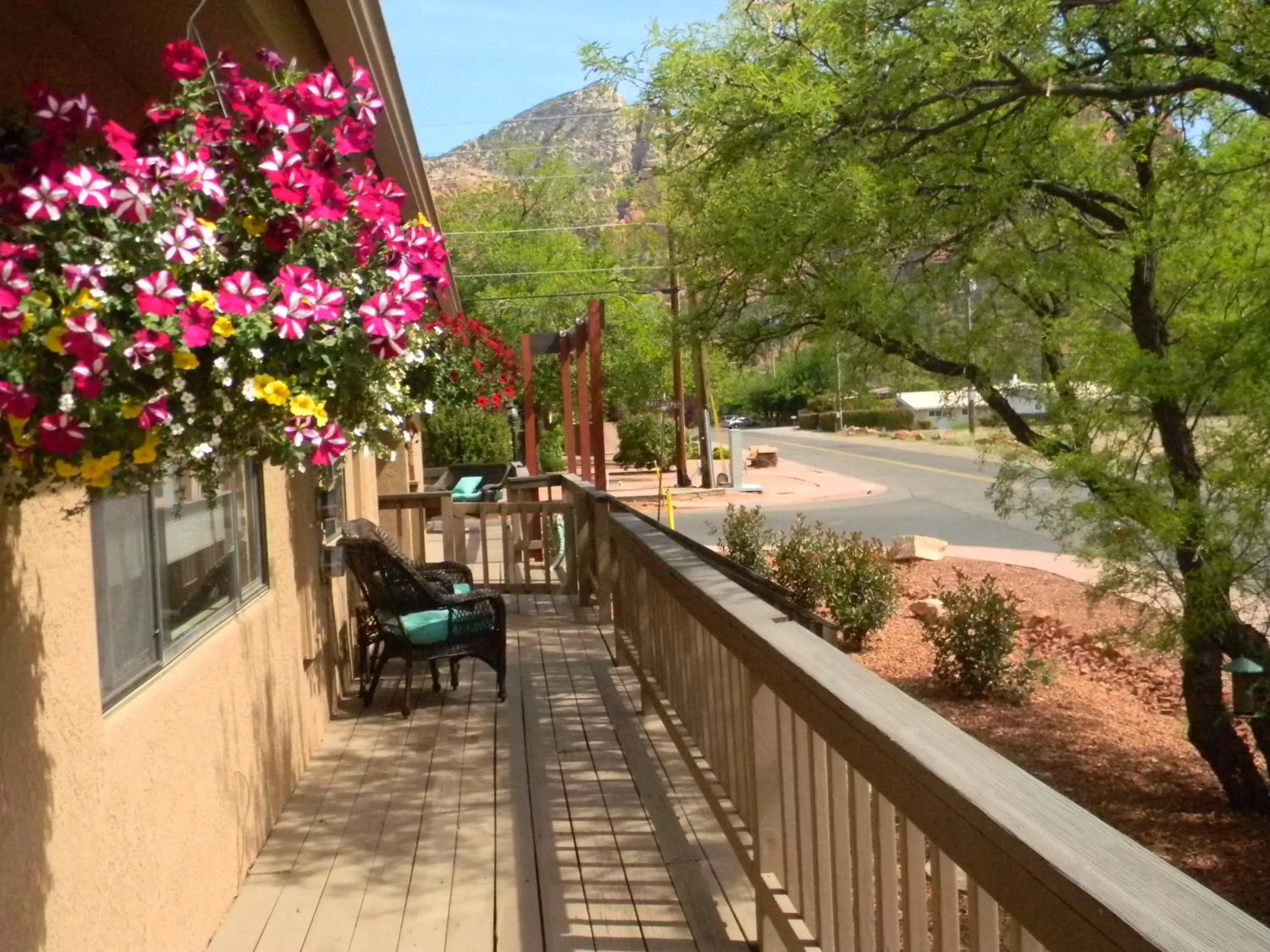 Balcony/Terrace in Whispering Creek Bed & Breakfast