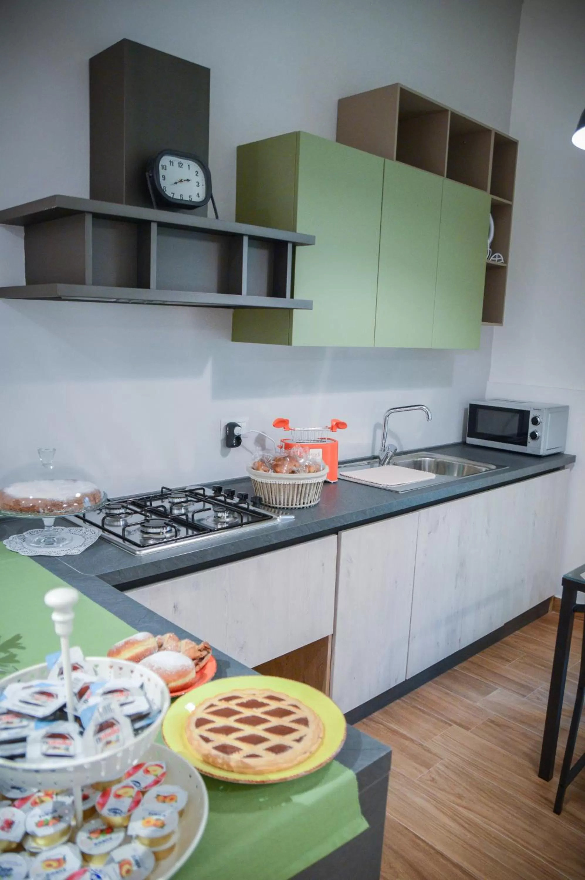 Communal kitchen in La Fara B&B