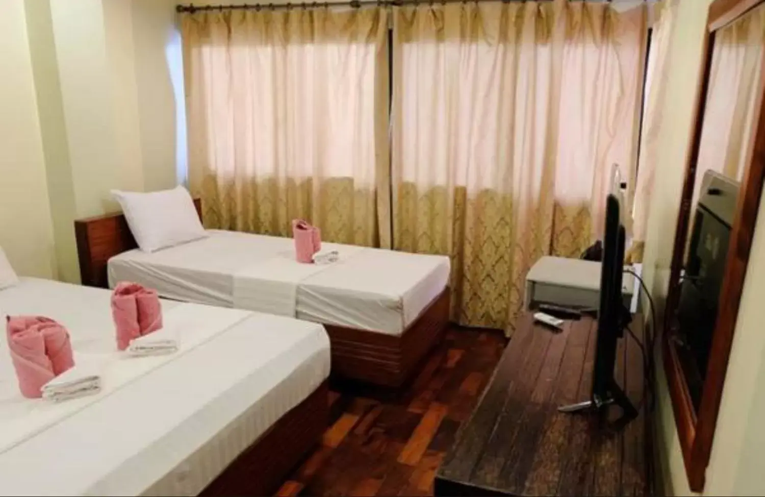Bed in El Nido Beach Hotel