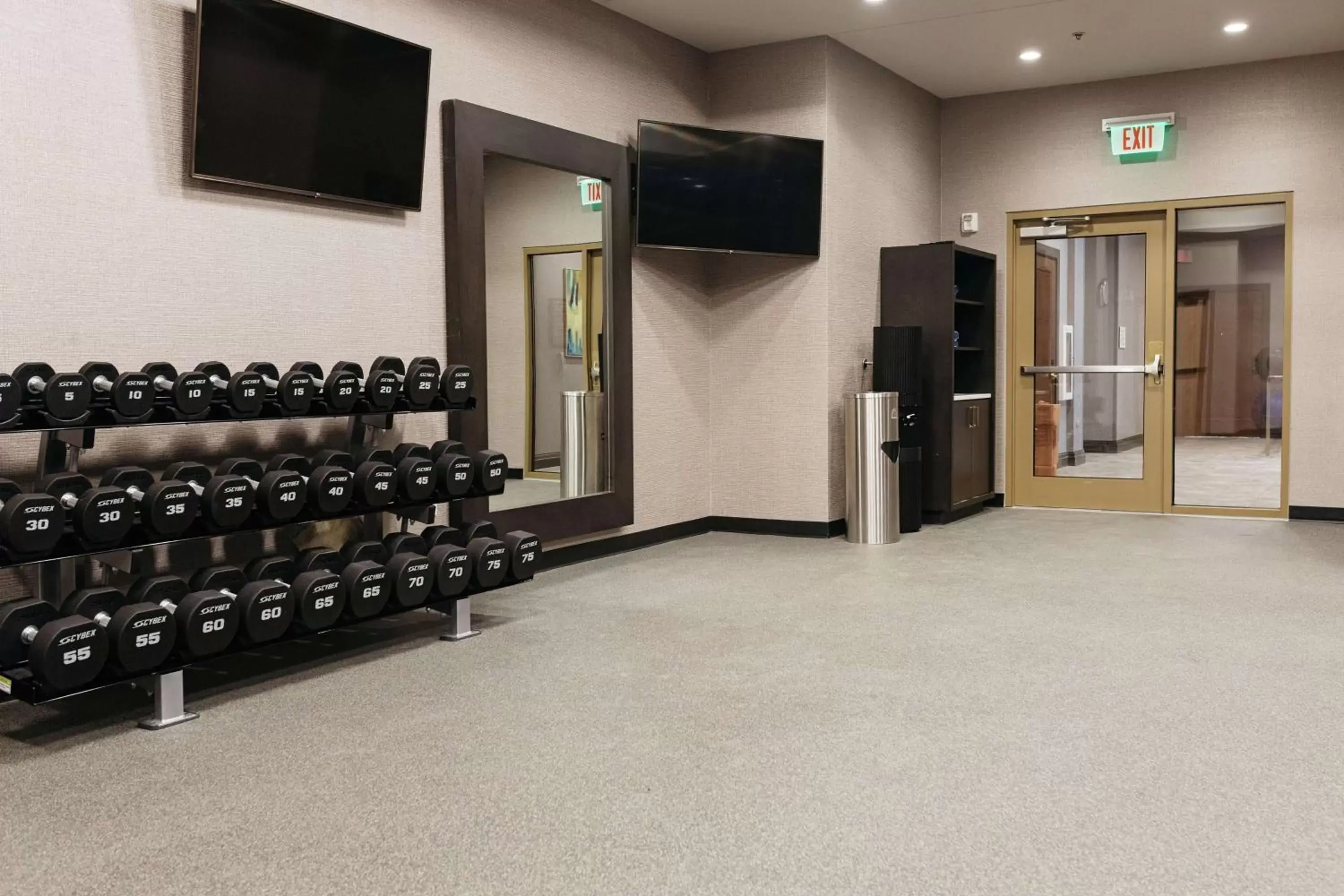 Fitness centre/facilities, TV/Entertainment Center in The Axis Moline Hotel, Tapestry Collection By Hilton