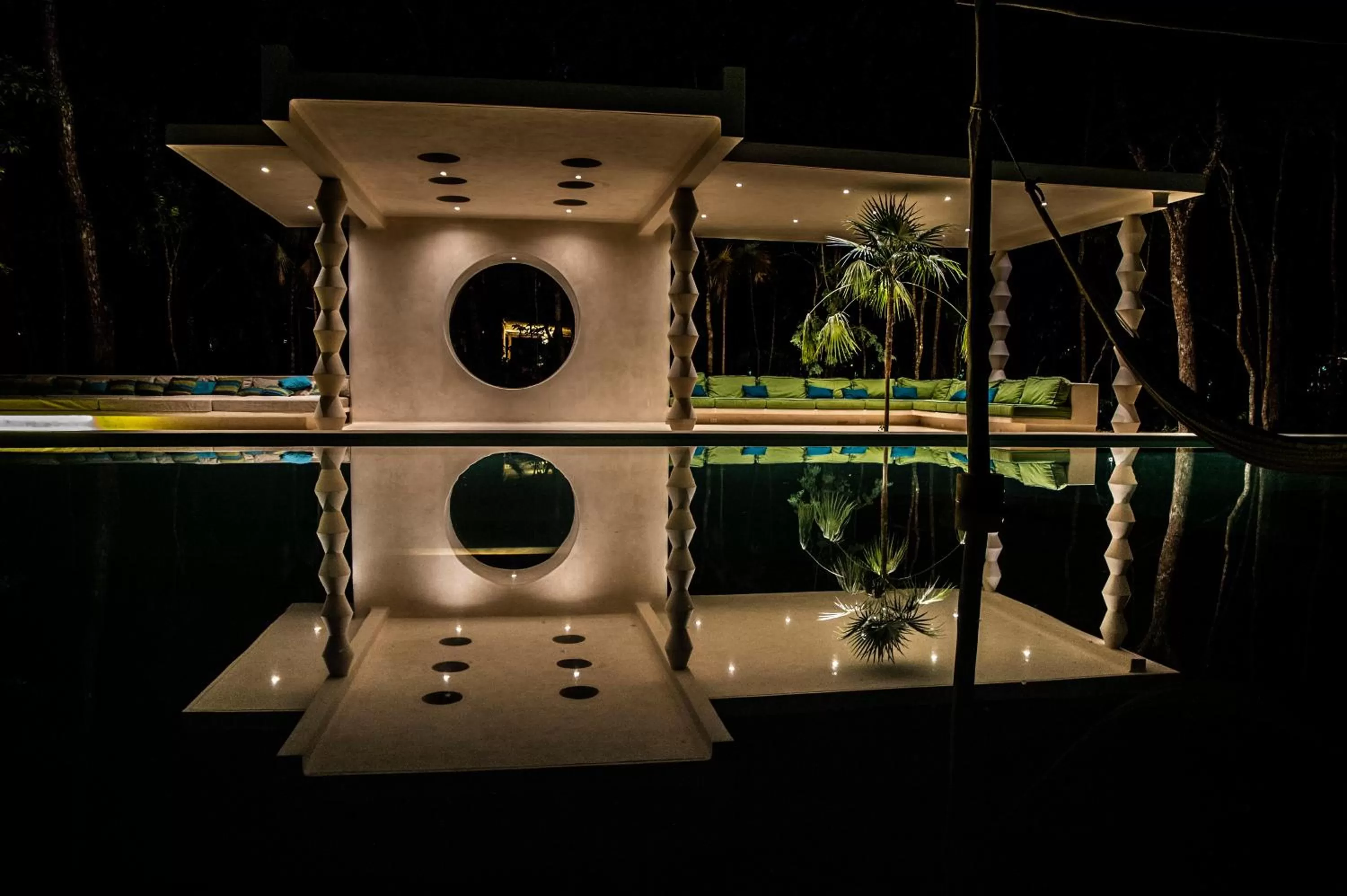 Patio in Hotel Holistika Tulum