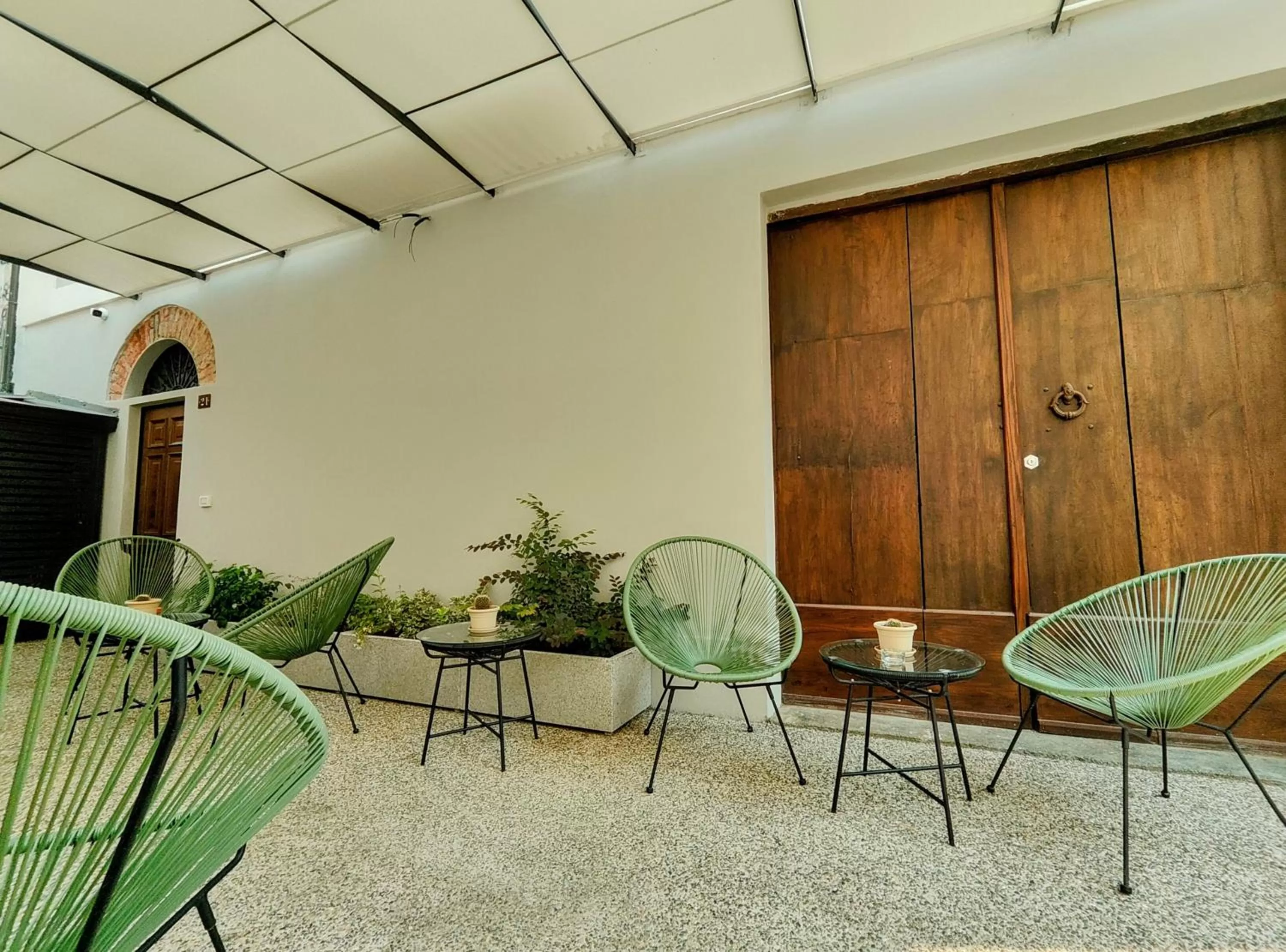 Inner courtyard view in Il Canto di Ligea