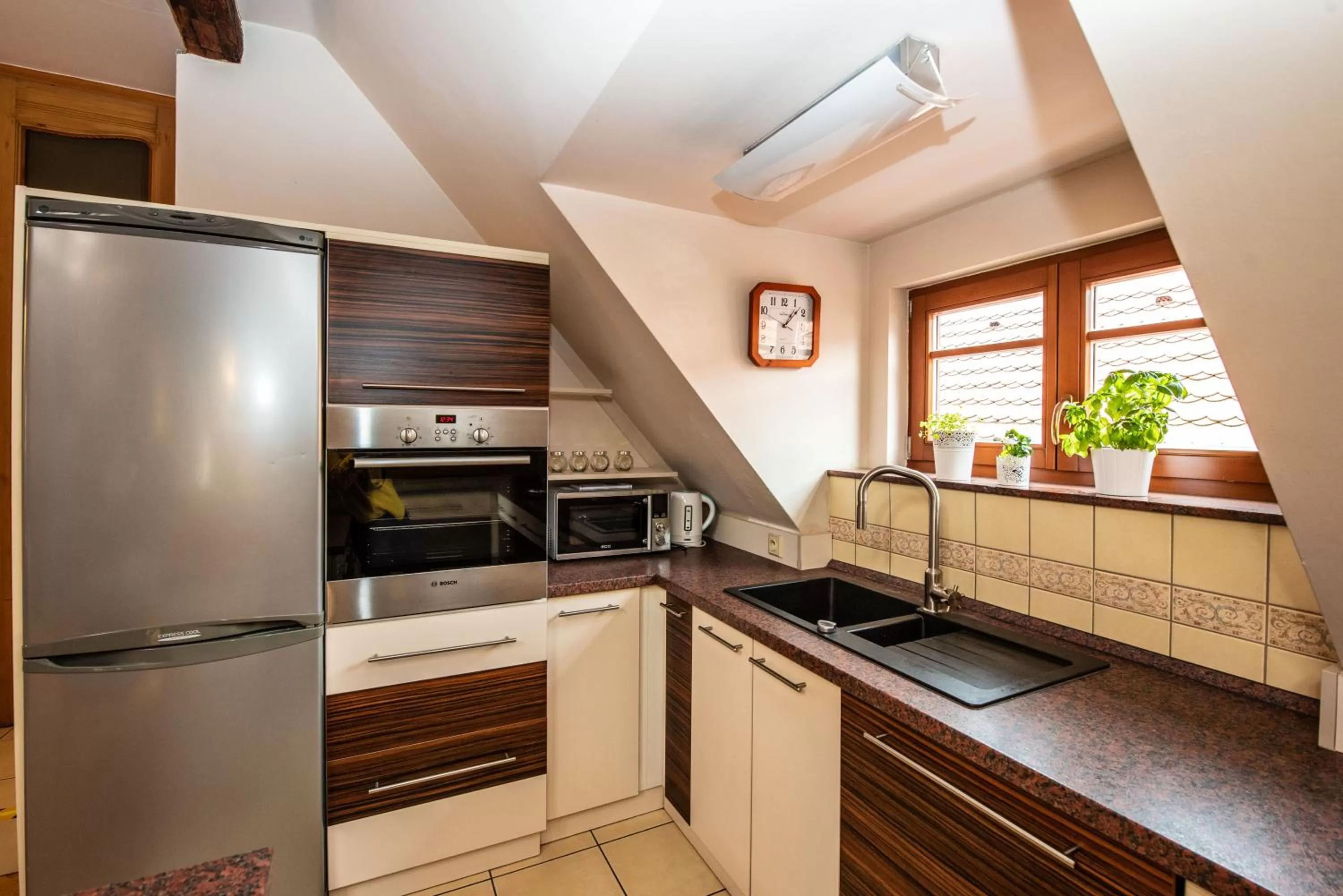 Kitchen or kitchenette in Ubytování u BÍLÉ PANÍ