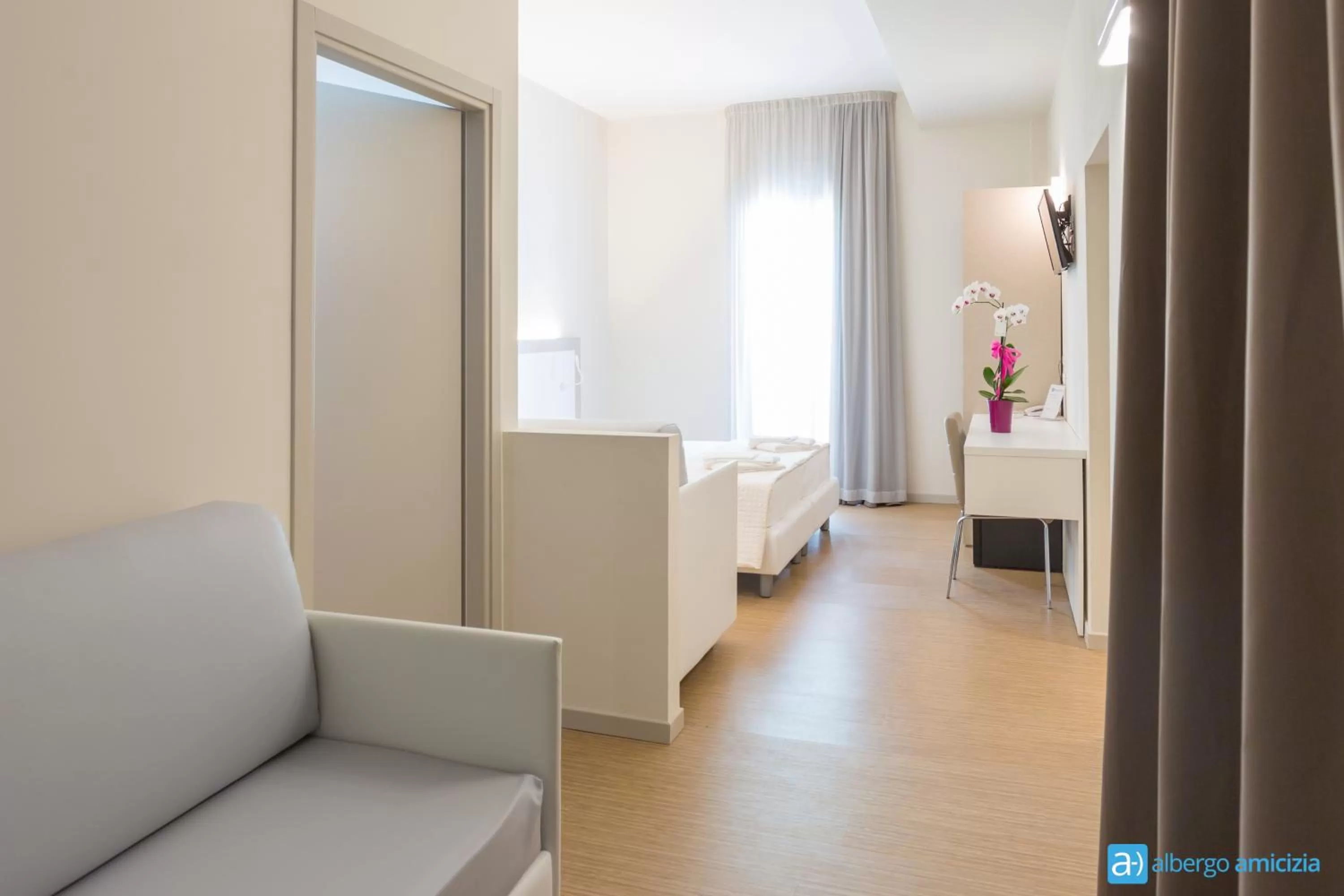 Photo of the whole room, Bed in Hotel Amicizia